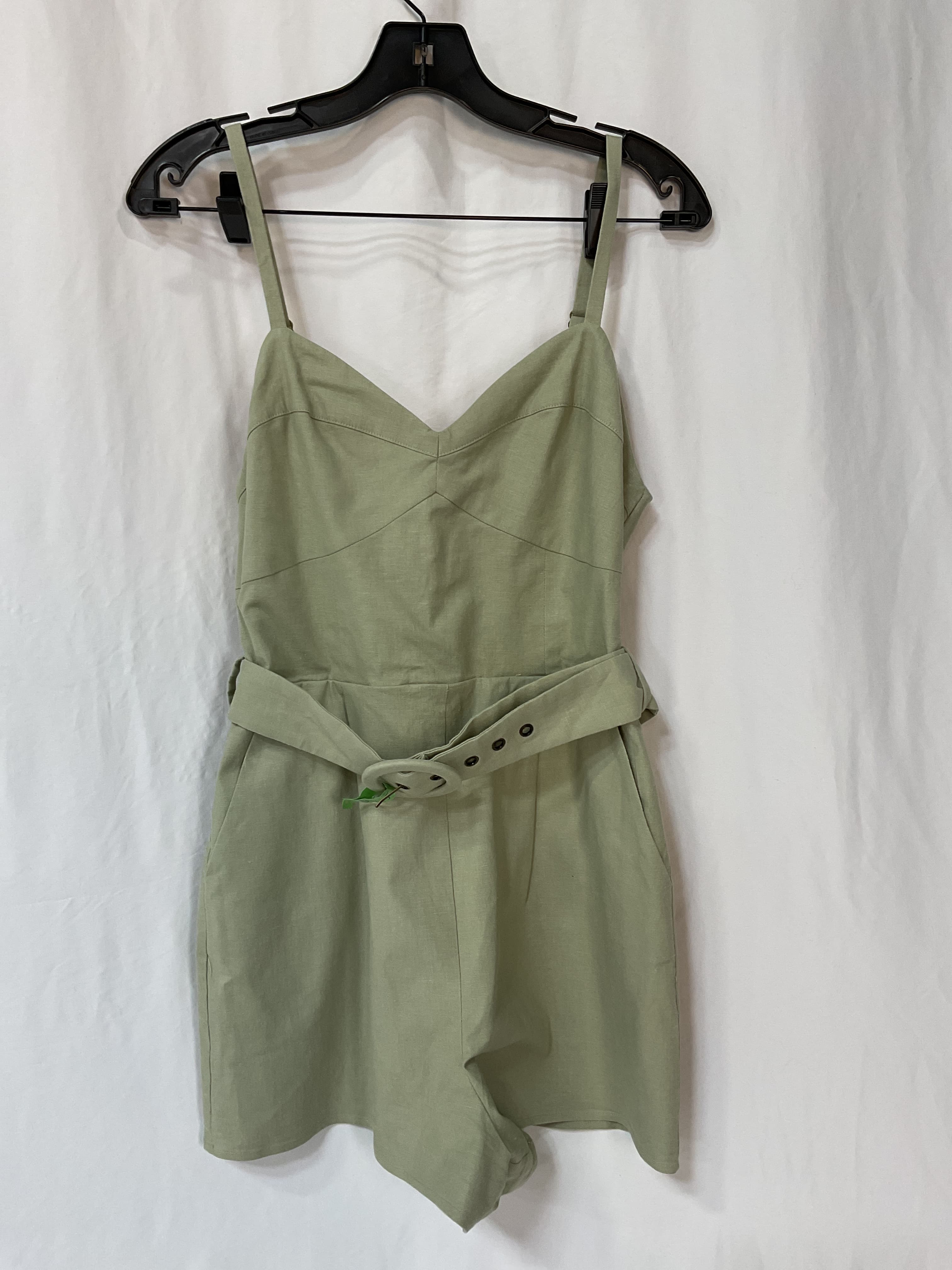 House Of Harlow 1960 X Revolve Nicola Romper In Sage Green - Image 3