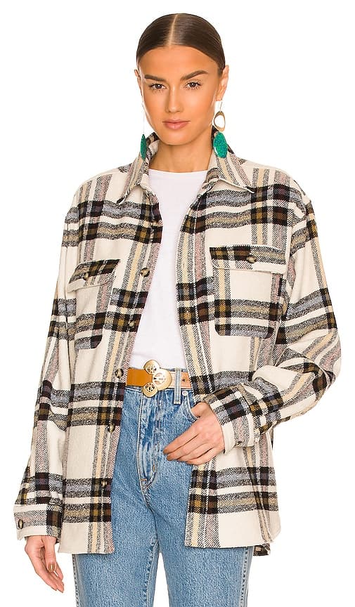 Ebbaz Jacket In Ecru - Image 1