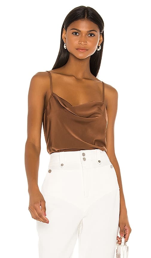 Katlyn Top In Brown - Image 1