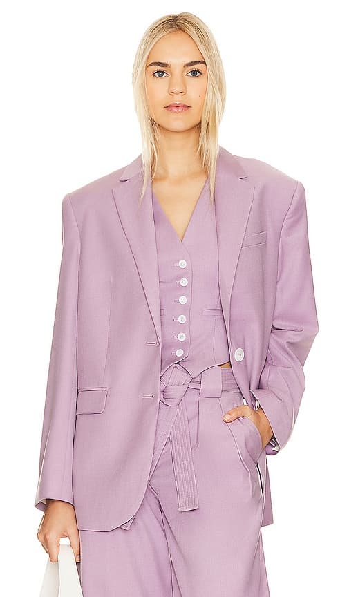 Rylee Blazer In Light Purple - Image 1
