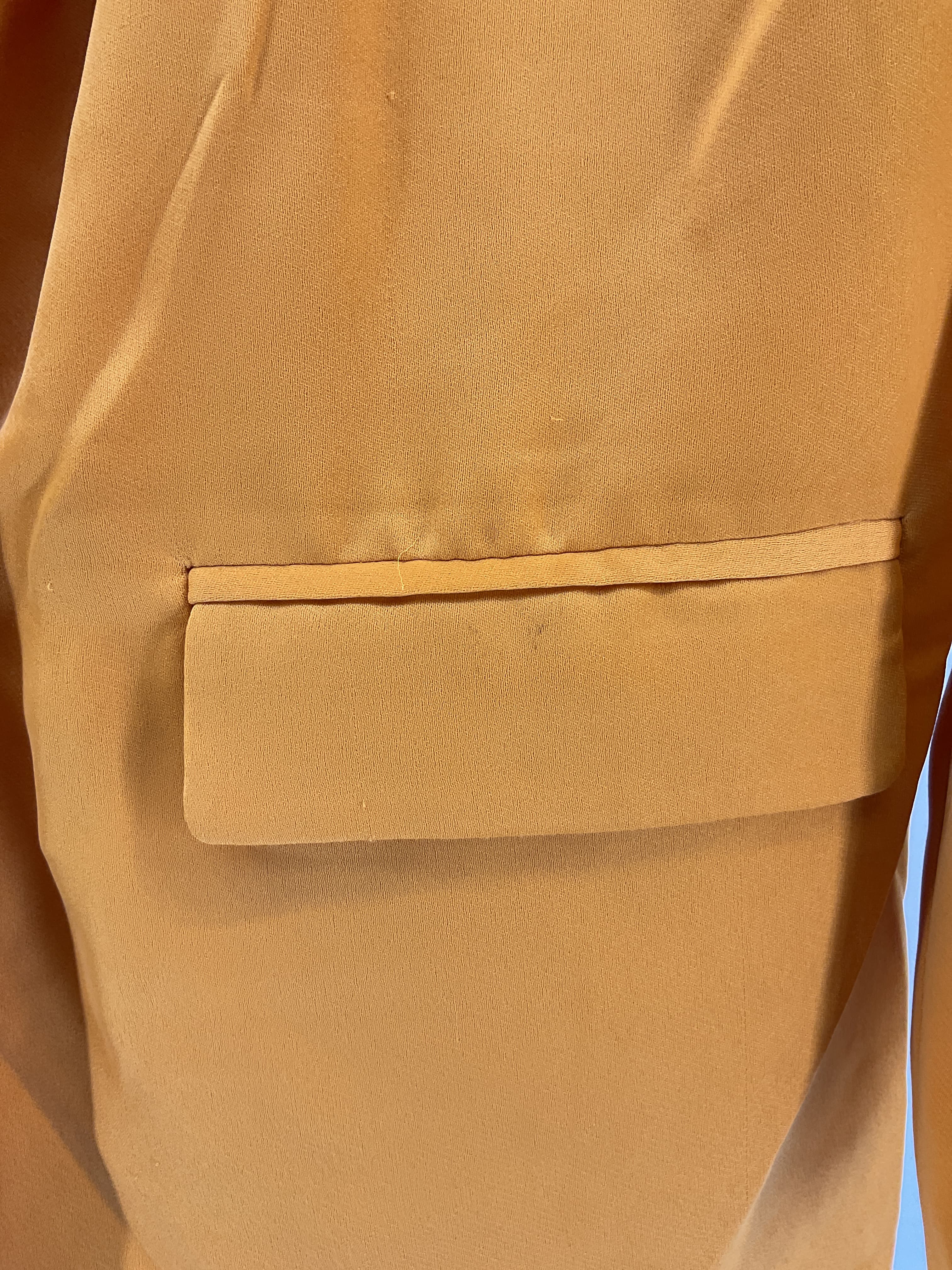 The Fleur Blazer In Mustard Yellow - Image 4