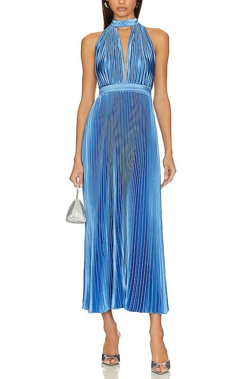 Chateau Gown In Mediterranean Blue - Image 1