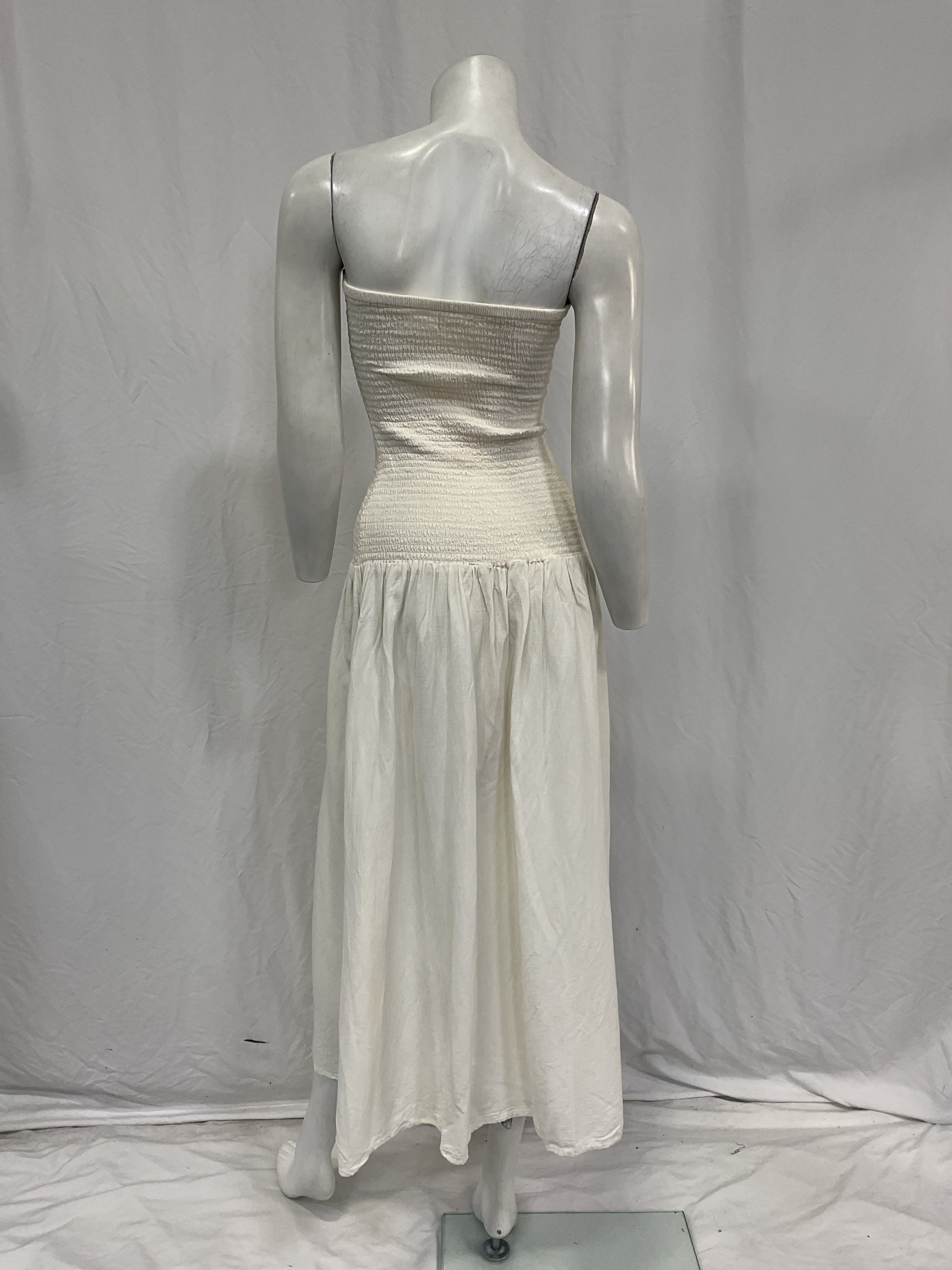 Lila Midi Dress In Cream - Image 3