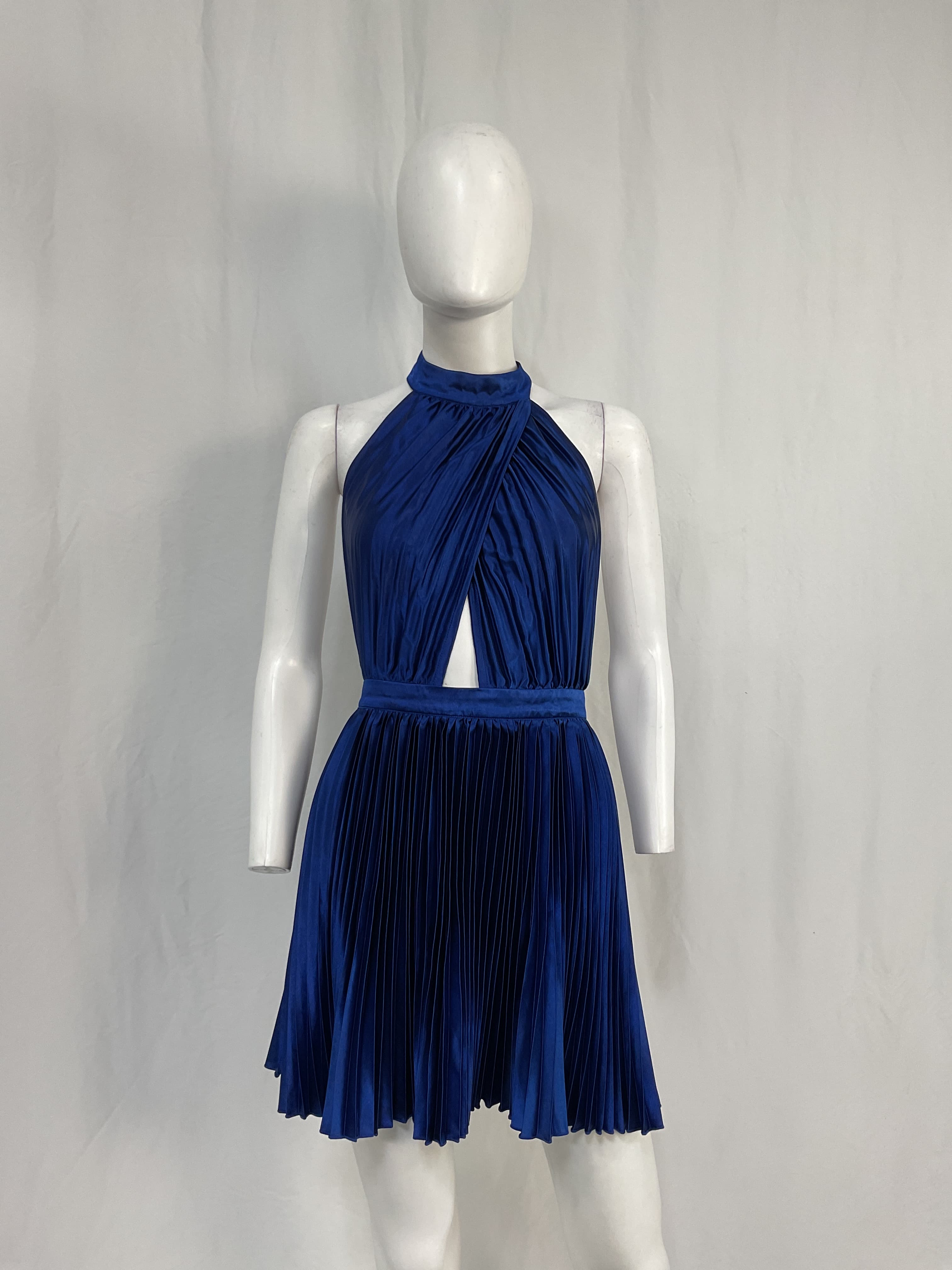 Renaissance Mini Dress In Regal Blue - Image 2