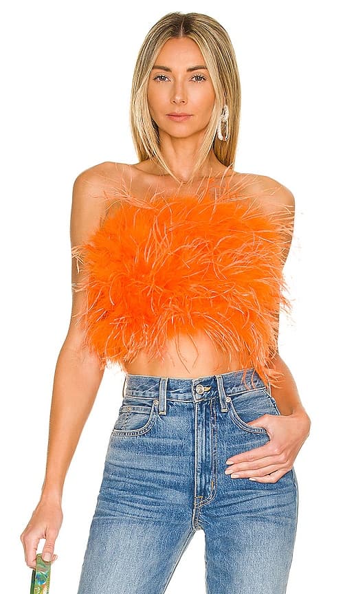 Zaina Top In Orange - Image 1
