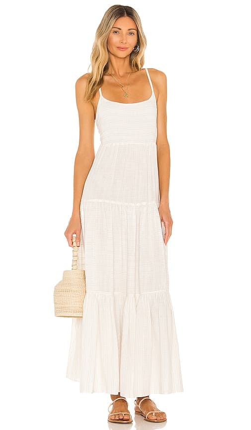Santorini Dress In Cream - Image 1