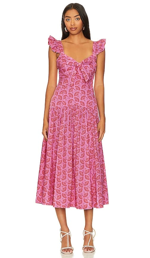 Sherry Dress In Orchid Multi - Image 1