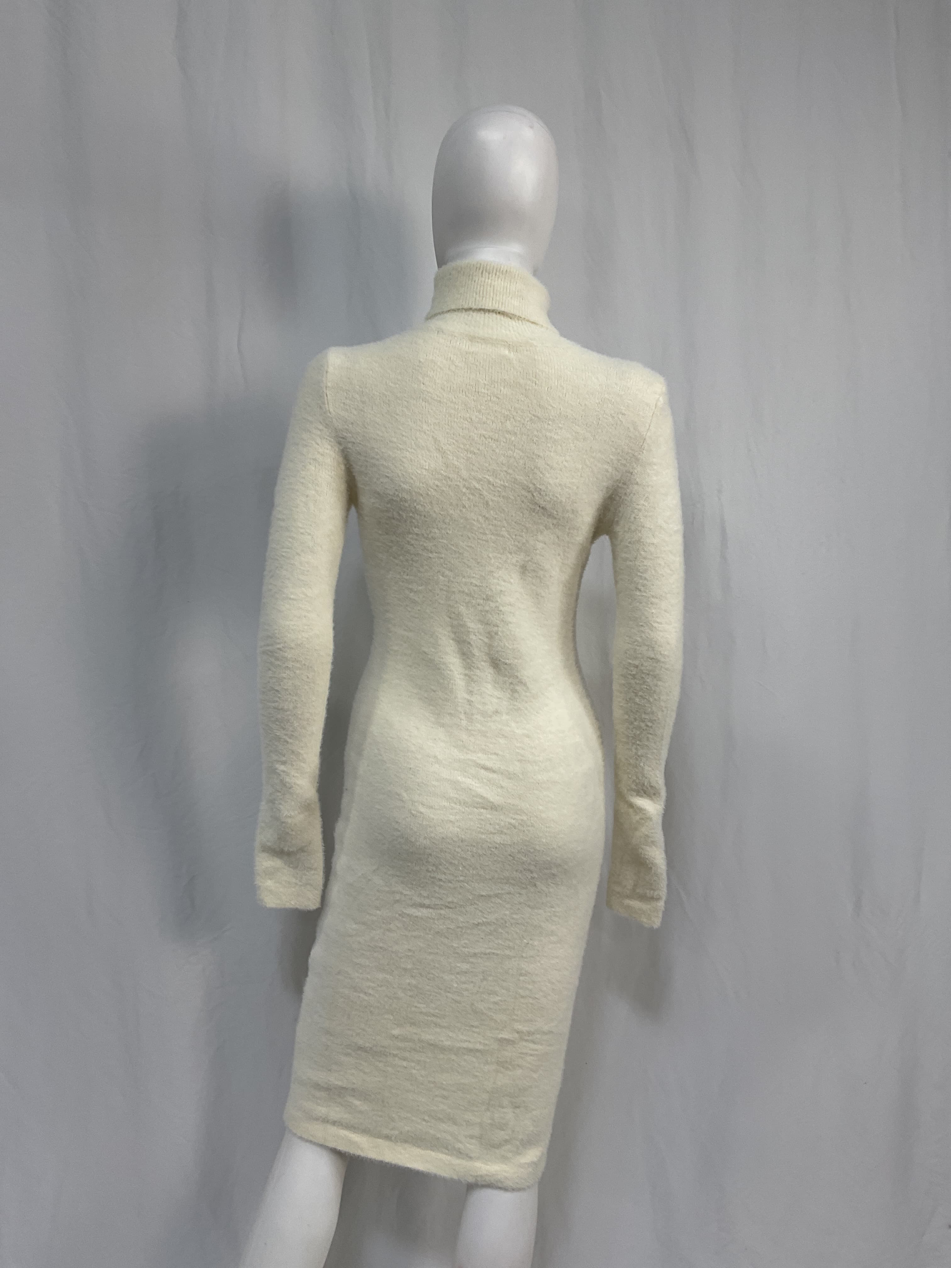 Surrey Sweater Dress In Ivory - Image 4