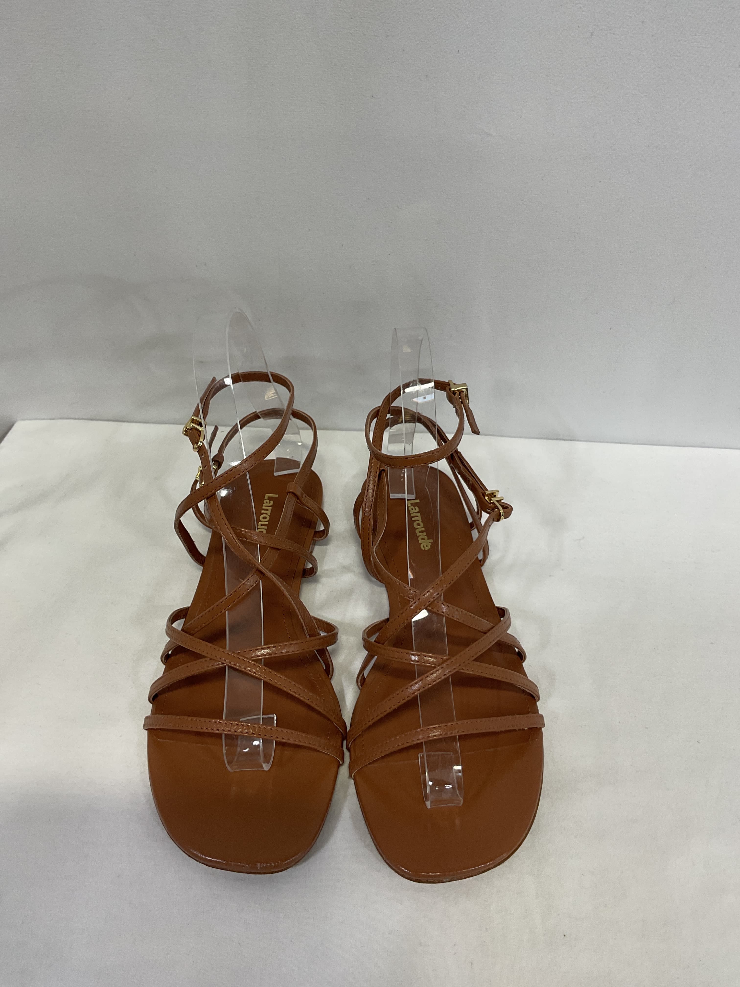 Naomi Flat Sandal In Caramel - Image 4