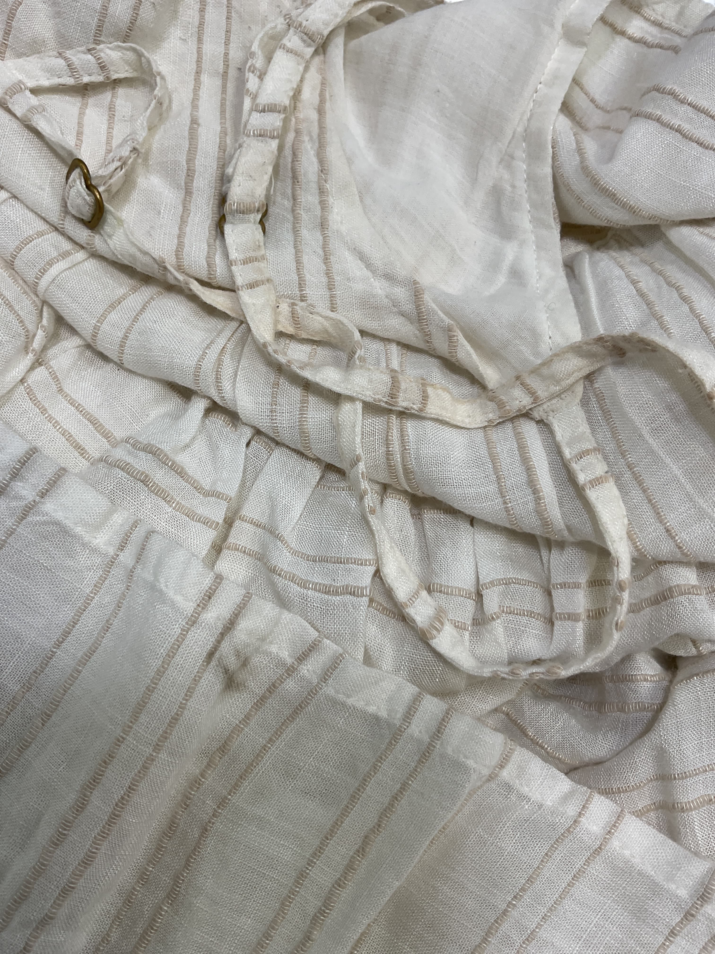 Santorini Dress In Cream - Image 2