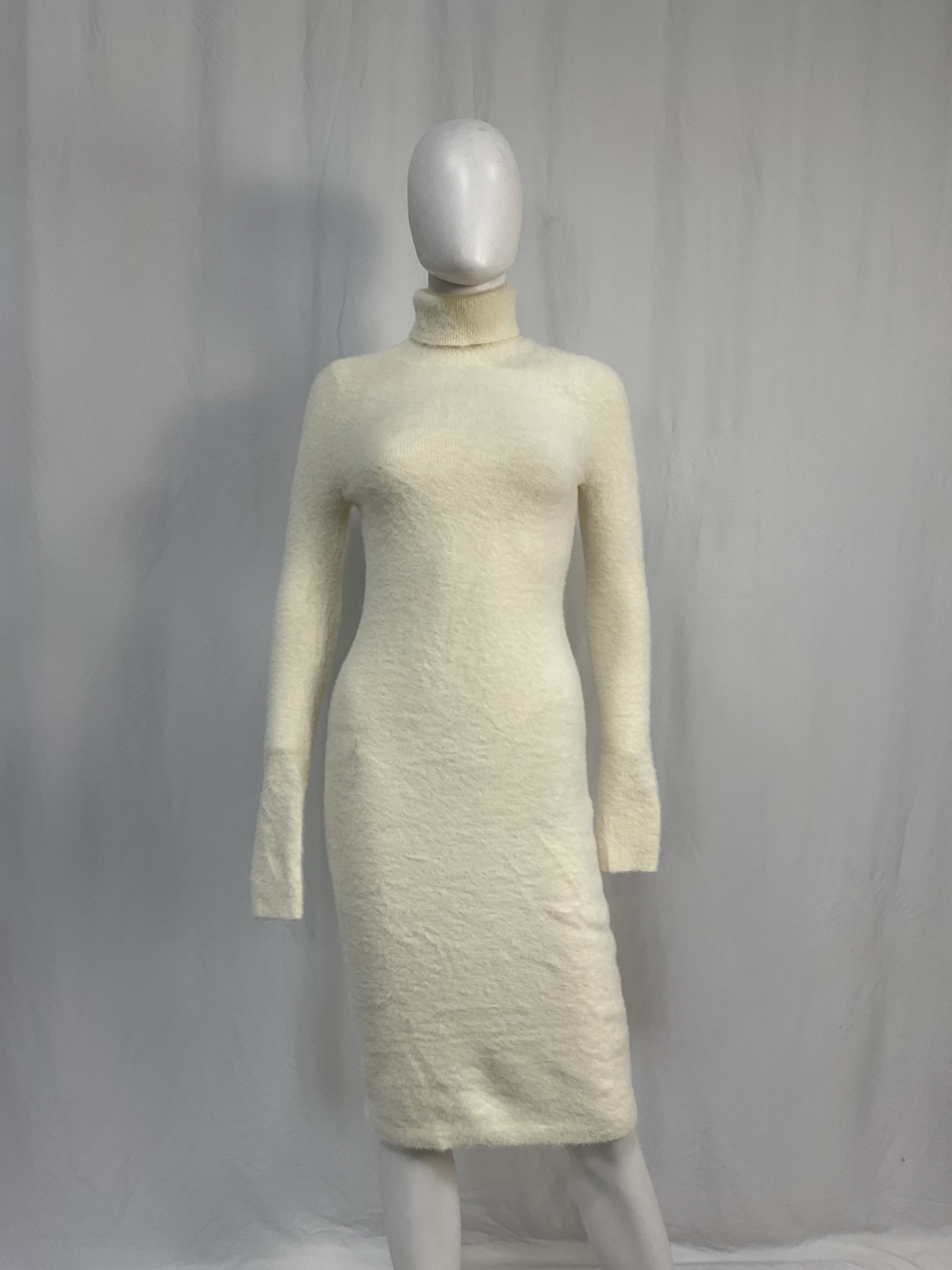 Surrey Sweater Dress In Ivory - Image 3