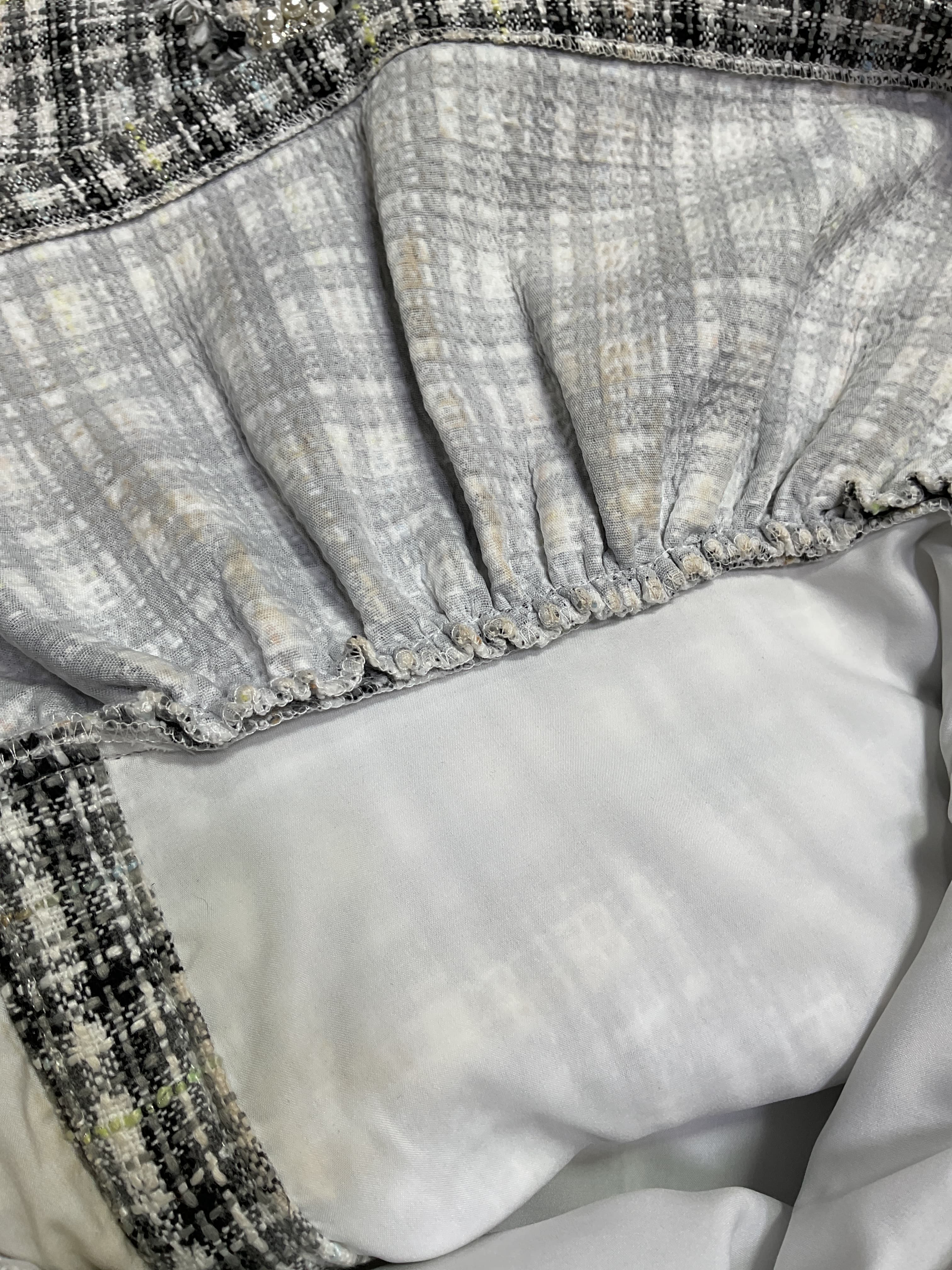 Franco Dress In Grey Multii - Image 2