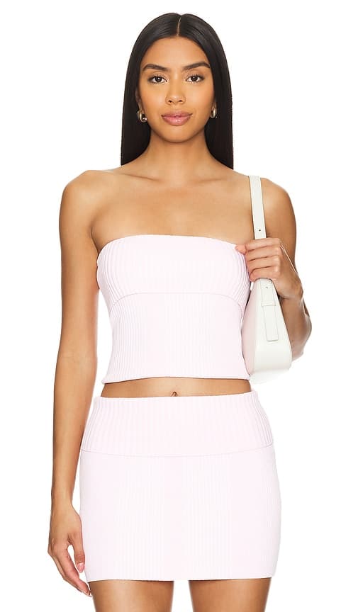 Lovers And Friends X Ella Rose Camil Tube Top In Baby Pink - Image 1