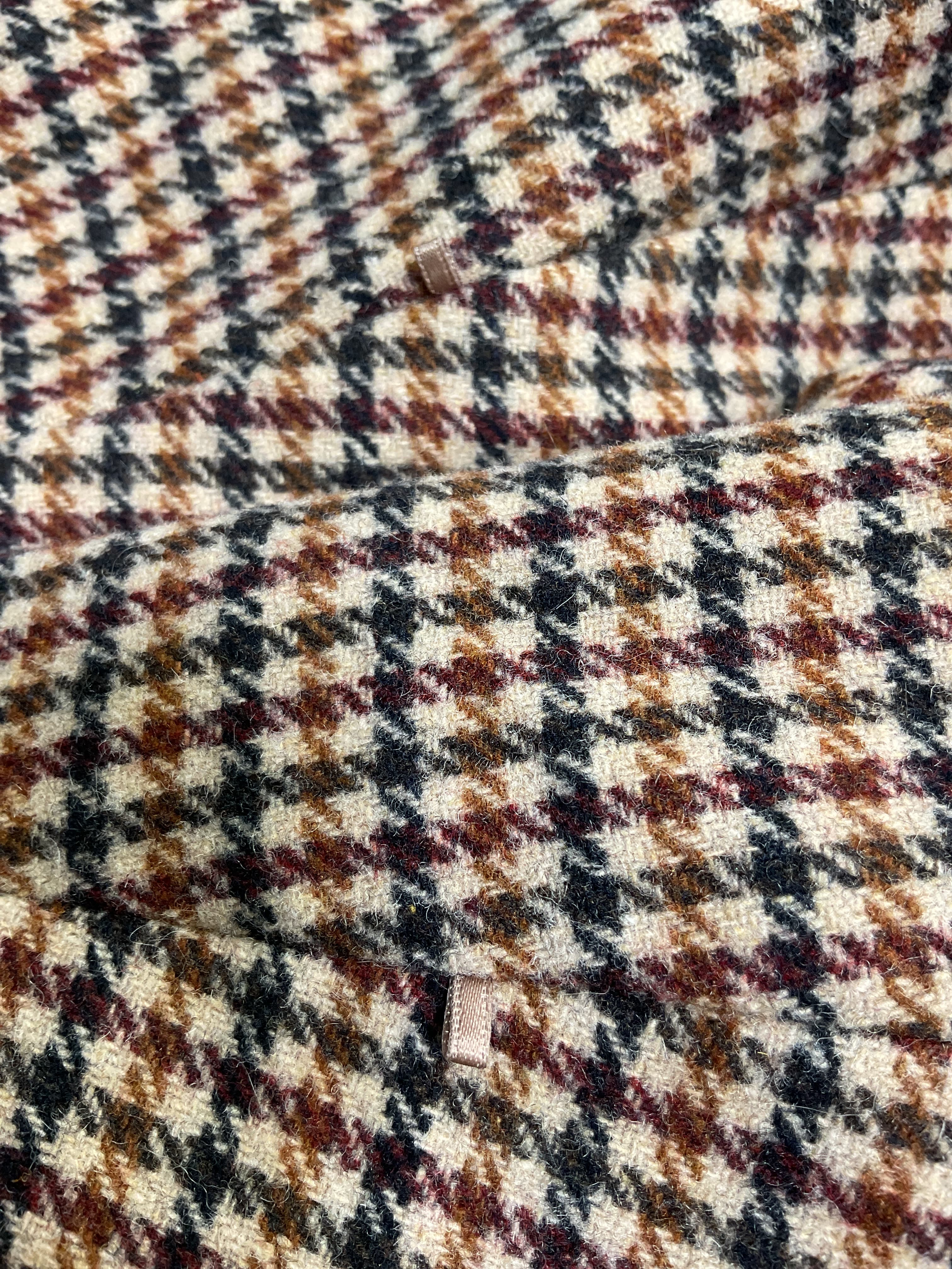 Alexandra Mini Dress In Brown Plaid - Image 3