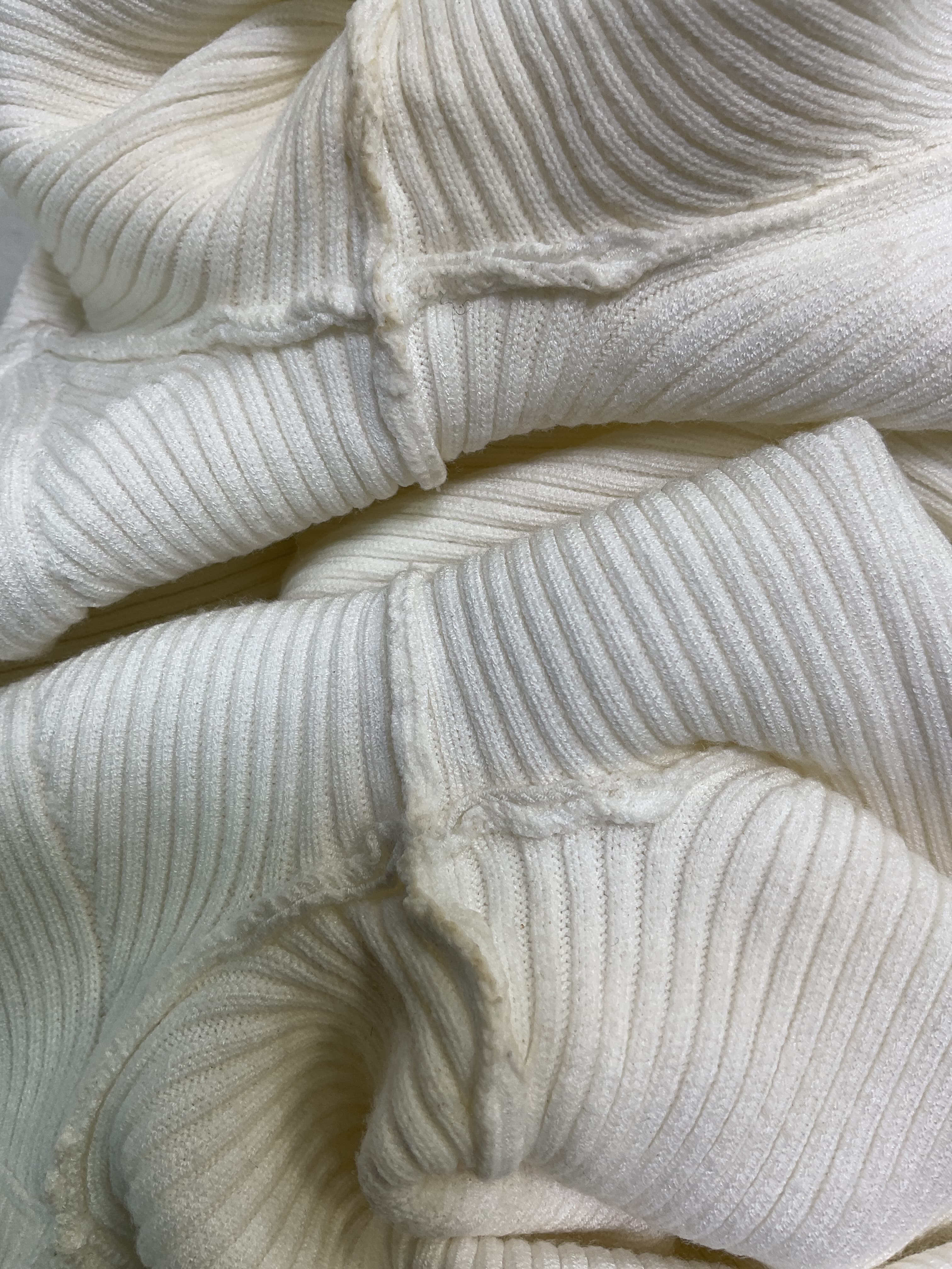 Kinsley Feather Trim Top In Ivory - Image 2