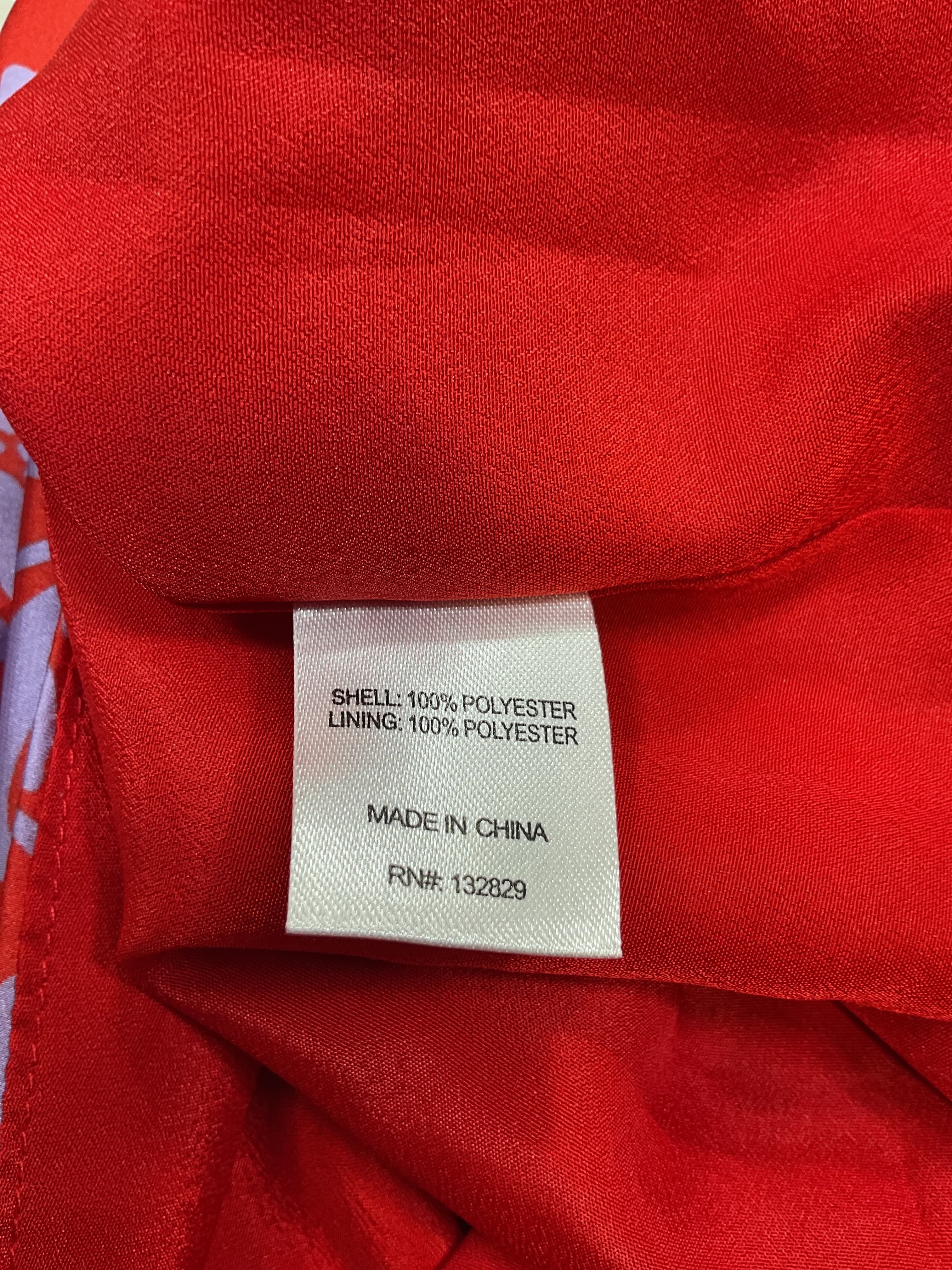 Kamala Mini Dress In Red & Purple Floral - Image 3