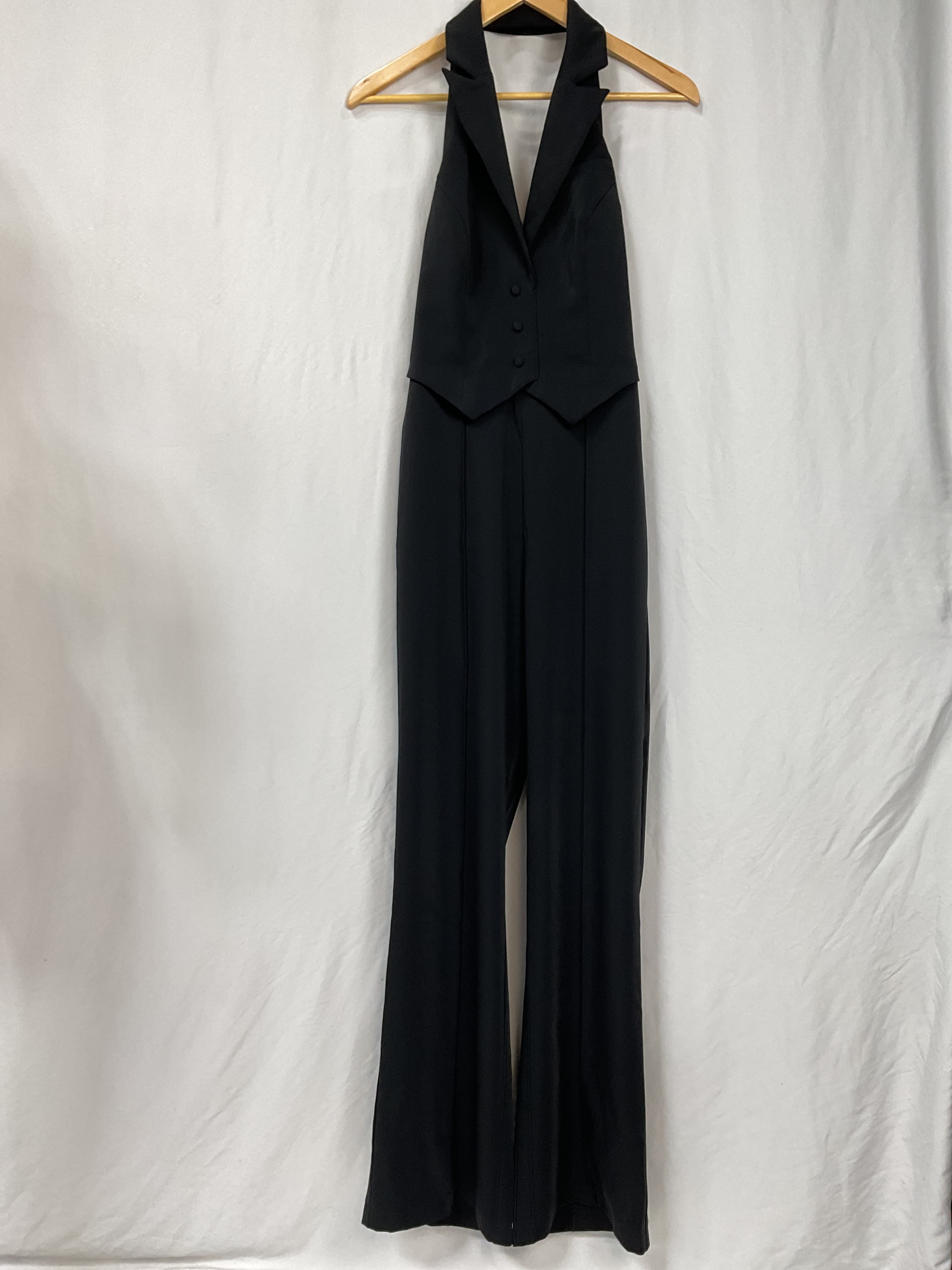 Elena Jumpsuit In Black - Image 3