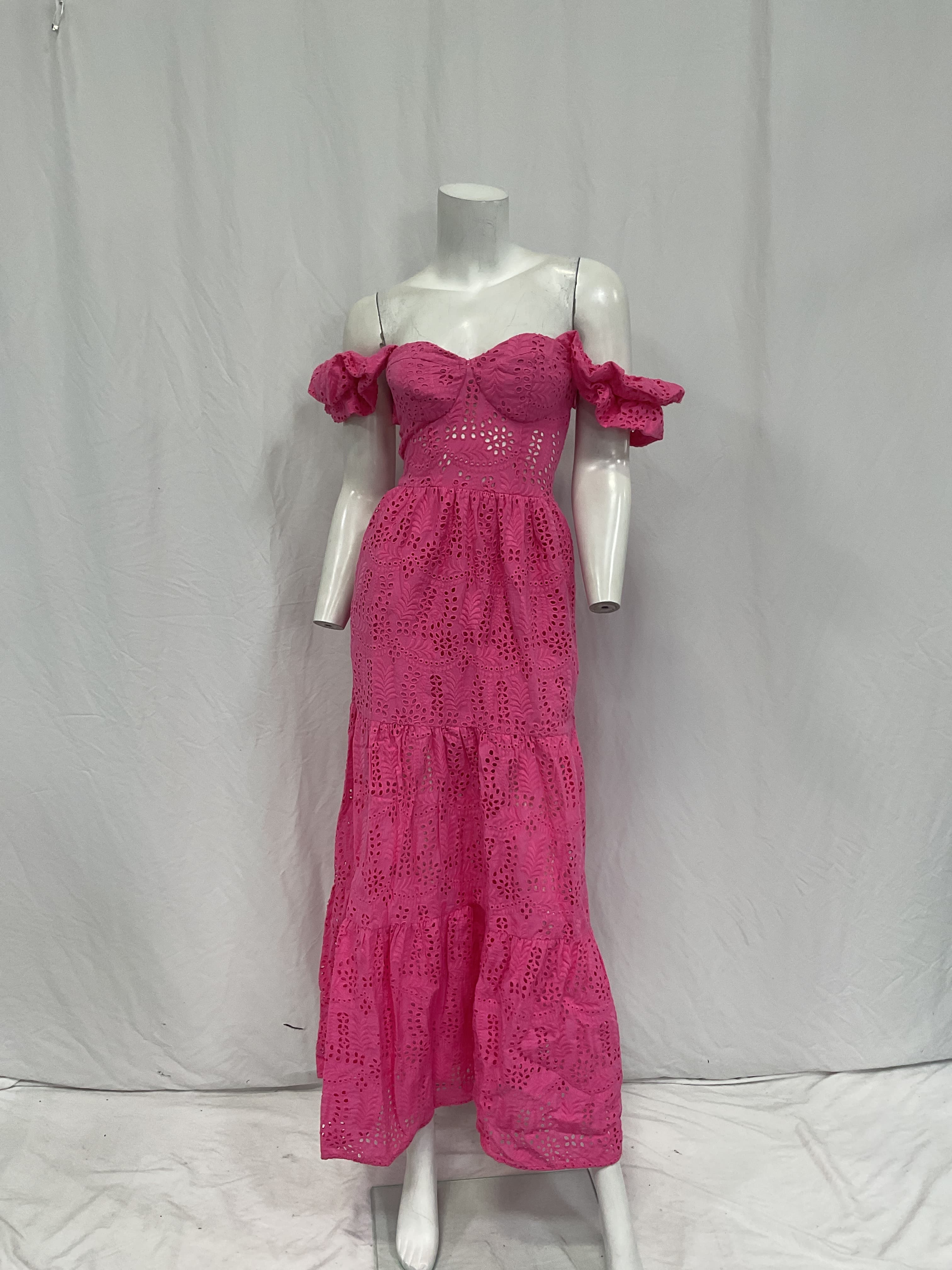 Young Love Midi Dress In Pink - Image 4