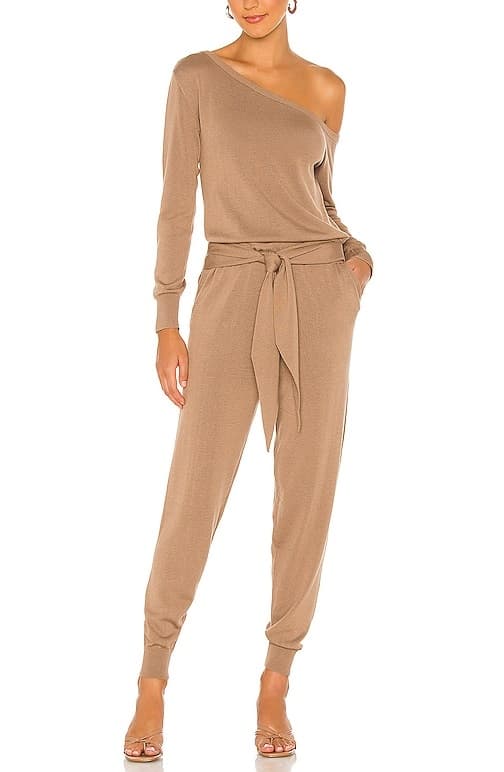 Charlotte Jumpsuit In Taupe - Image 1