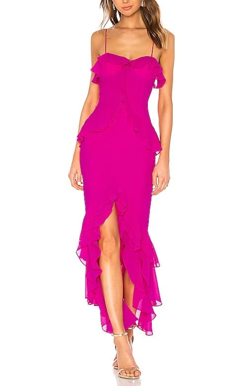 Melissa Gown In Magenta - Image 1