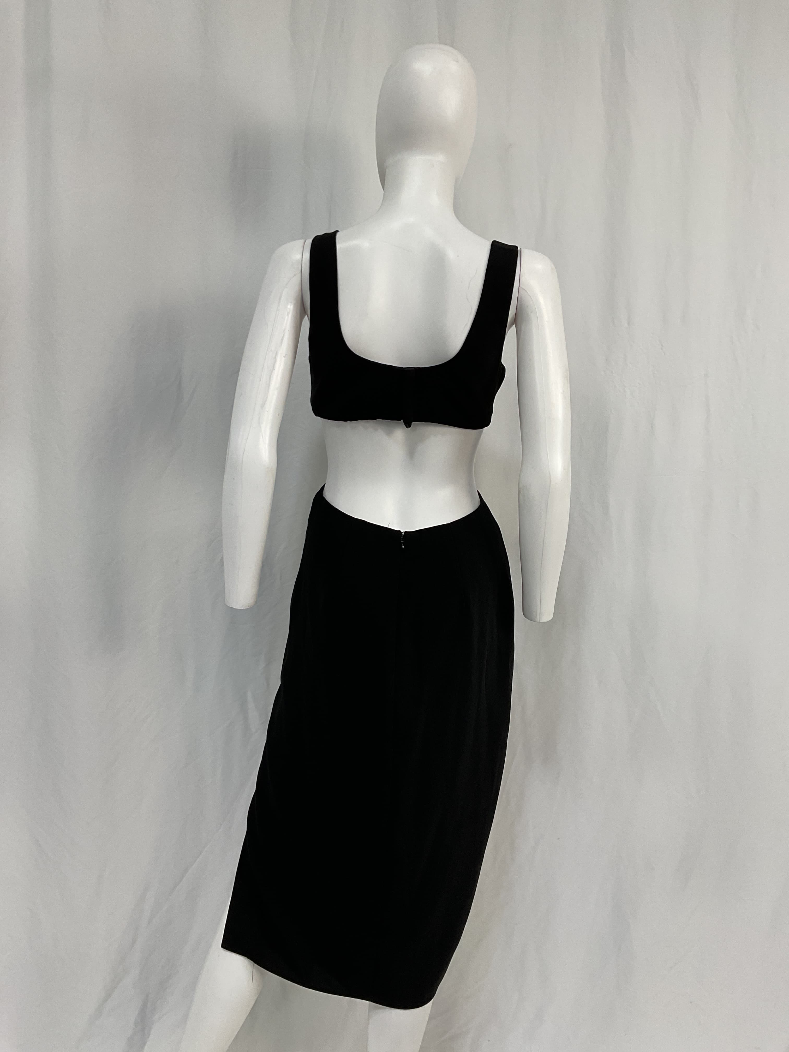 Titus Midi Dress In Black - Image 2