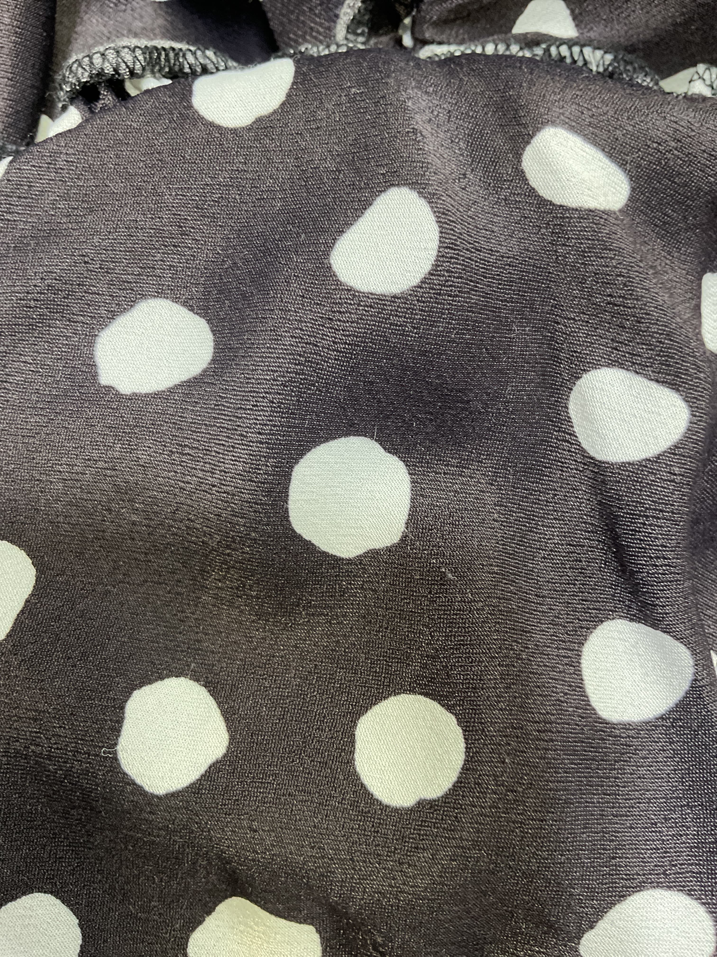 Fiammetta Maxi Dress In Black & White Dot - Image 4
