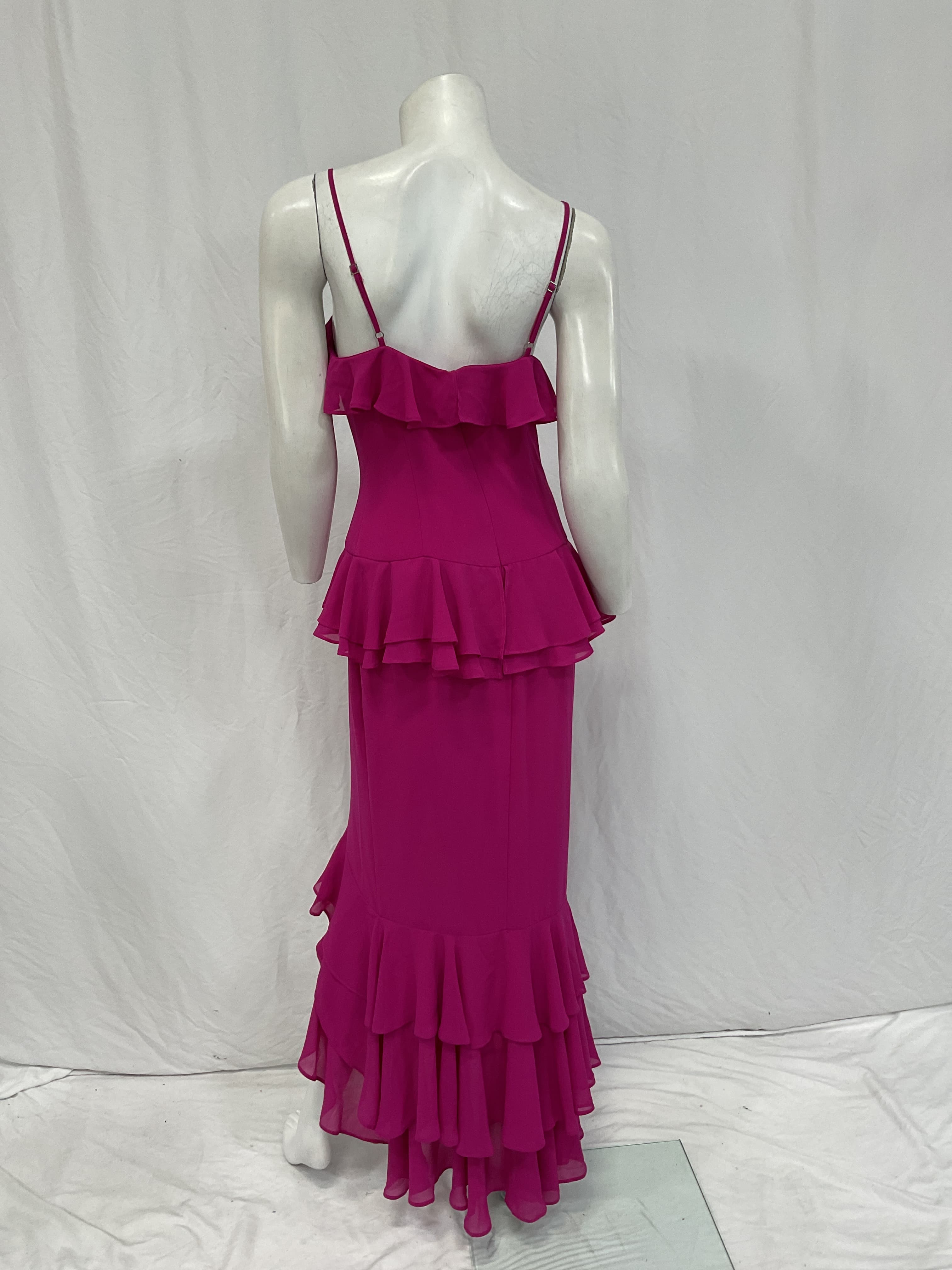 Melissa Gown In Magenta - Image 3