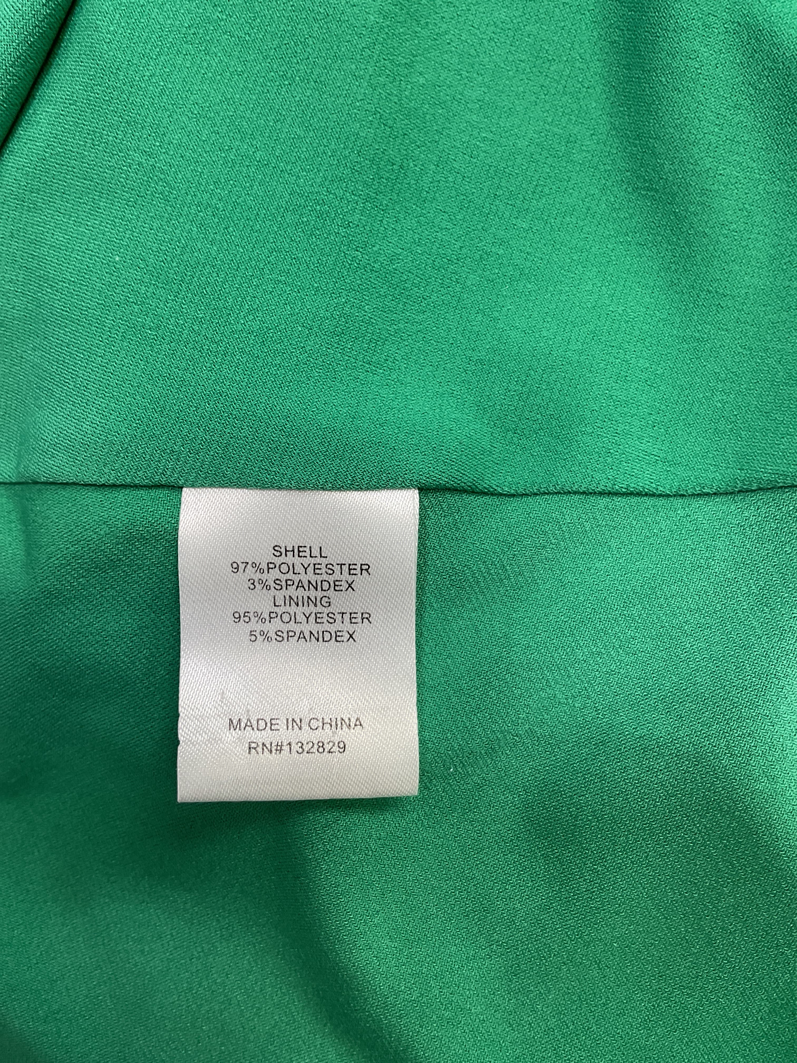 Louie Mini Dress In Emerald Green - Image 4