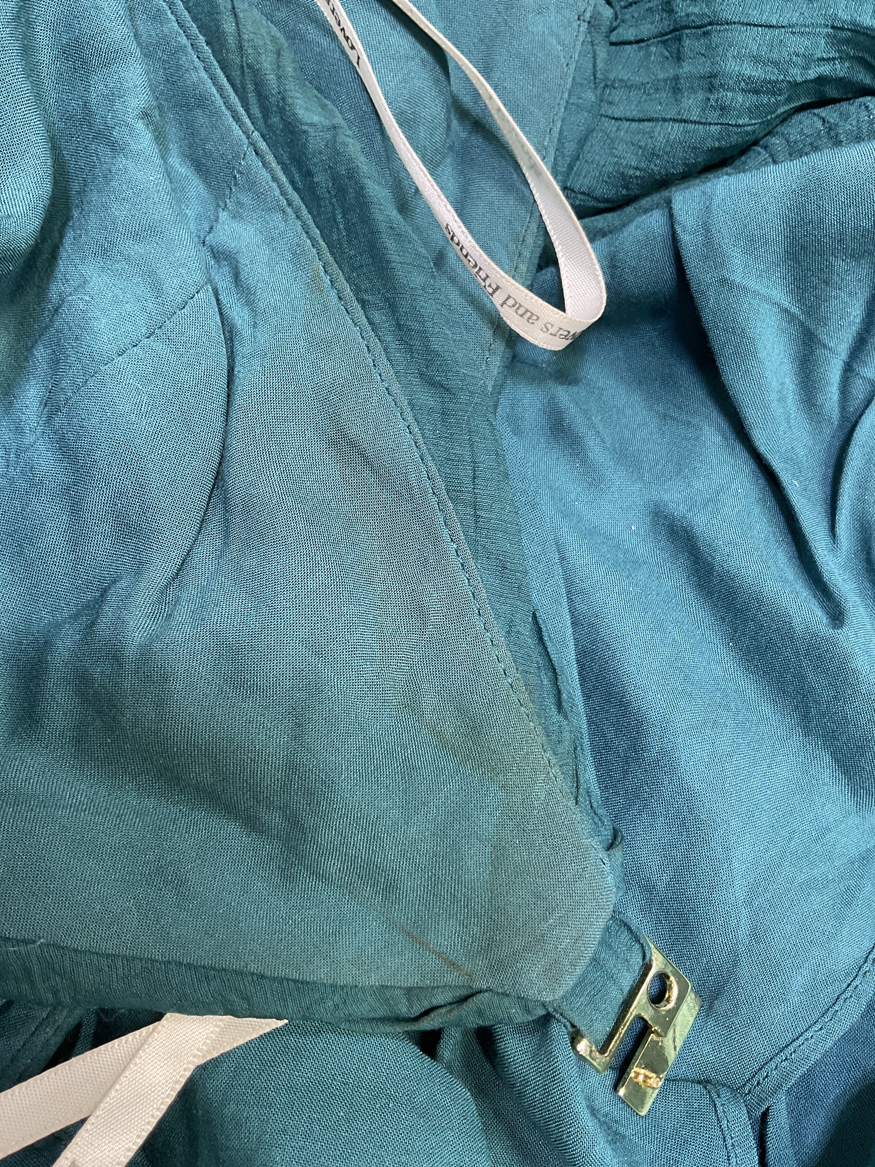 Paola Mini Dress In Dark Teal - Image 2