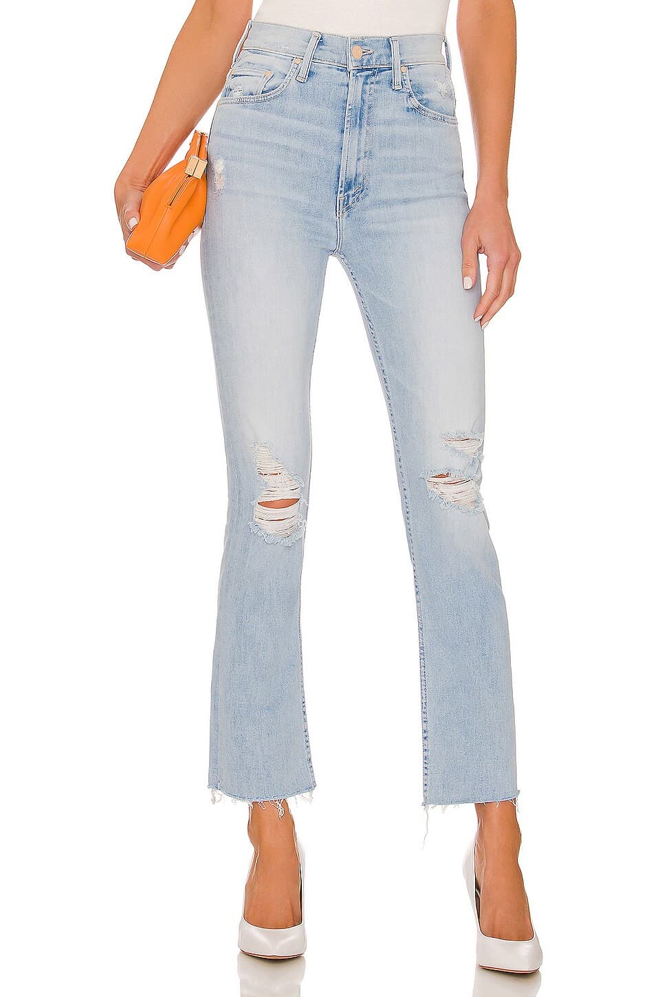 High Waisted Rider Ankle Fray - Image 1