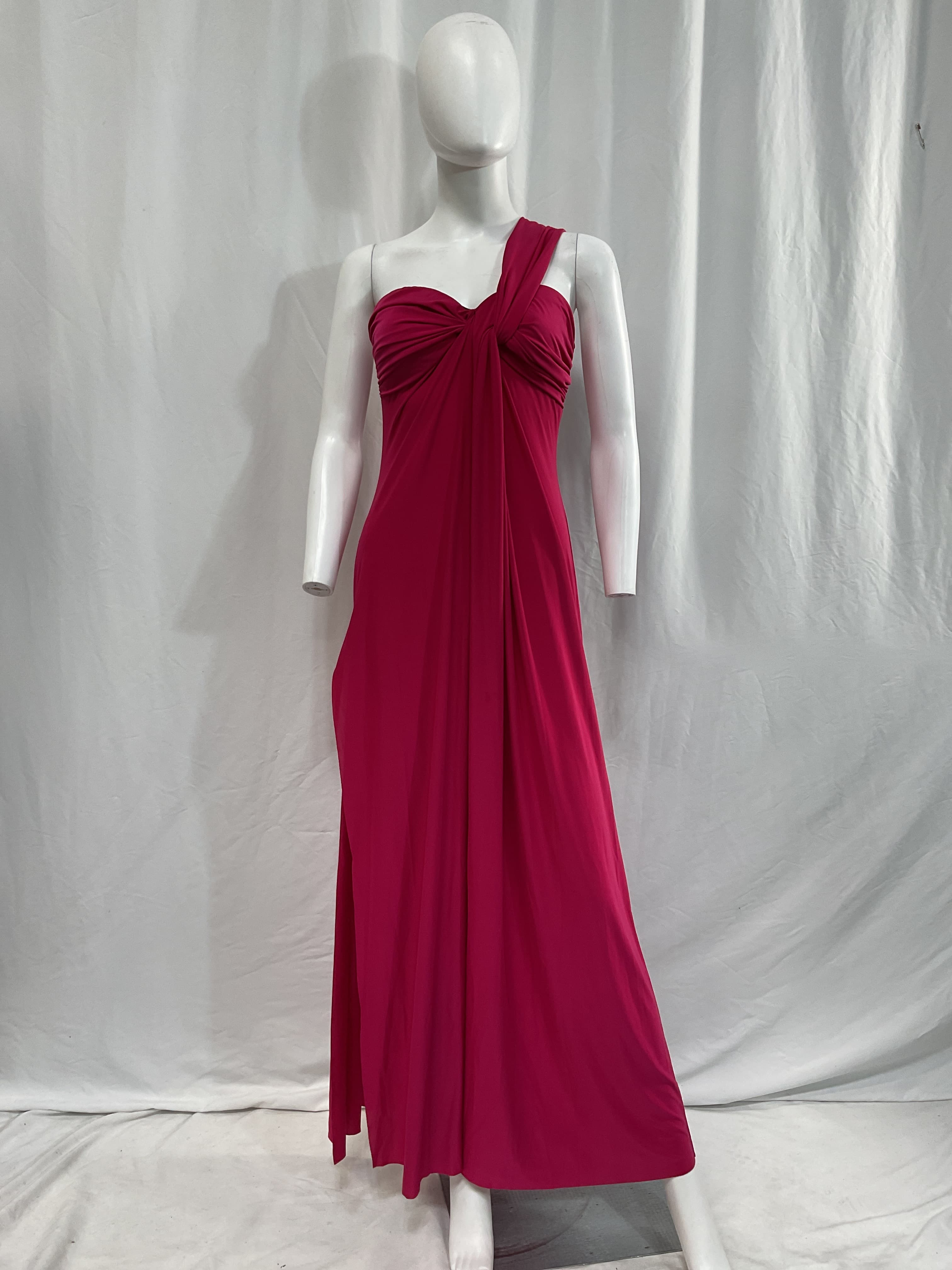 Thora Dress In Fuchsia - Image 3