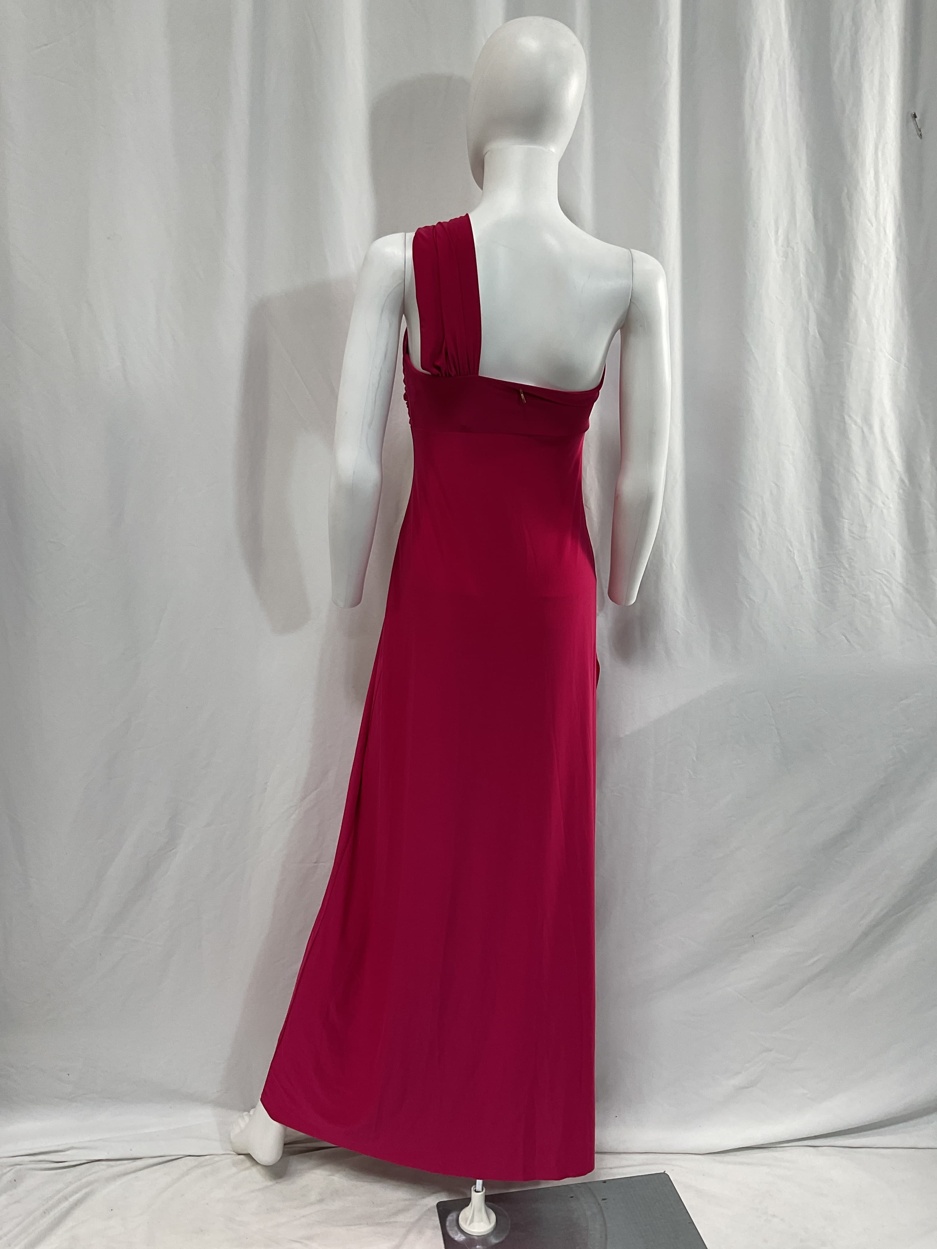 Thora Dress In Fuchsia - Image 2
