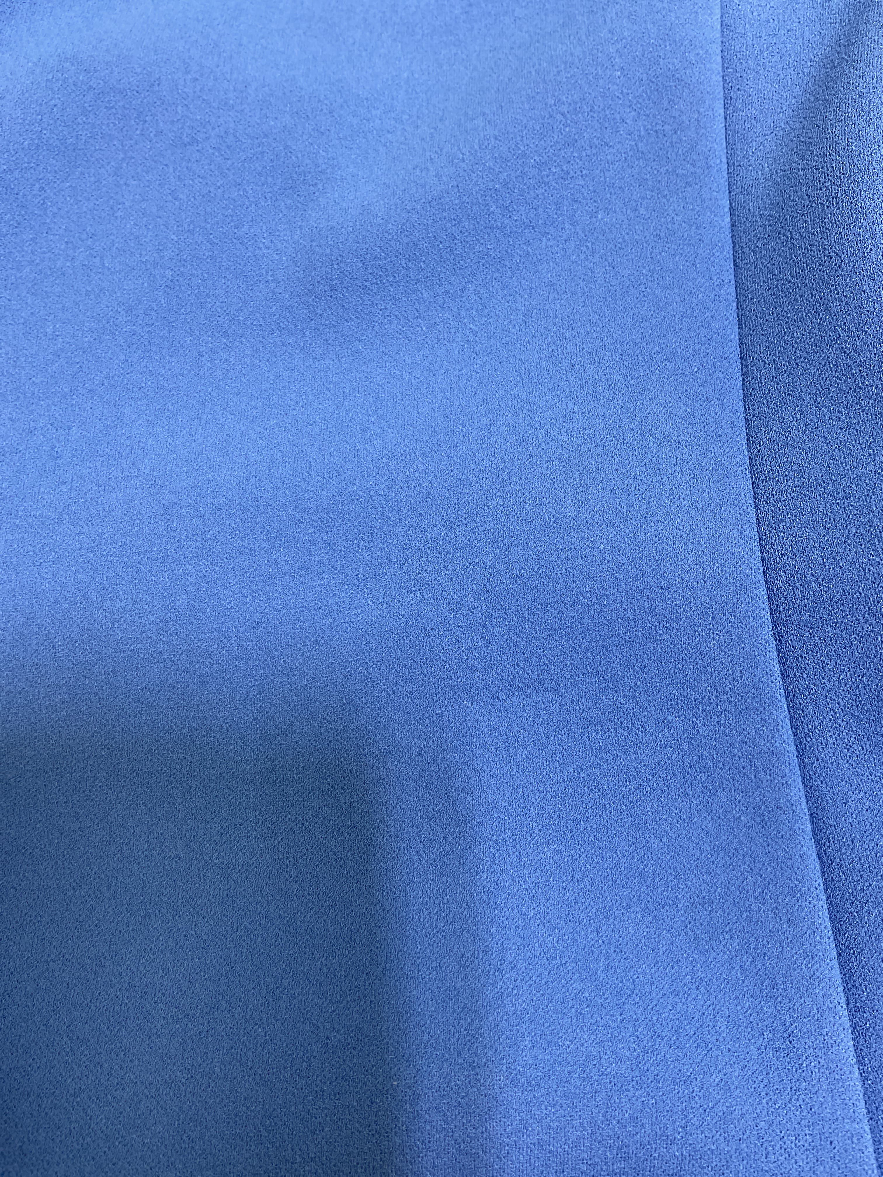 Audrina Bonded Midi Dress In Marina Blue - Image 3