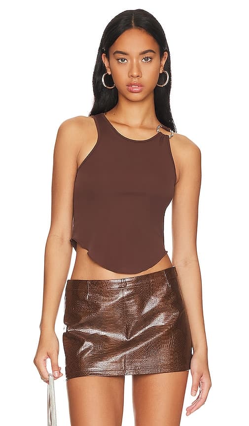 Bobbi Tank In Umber - Image 1