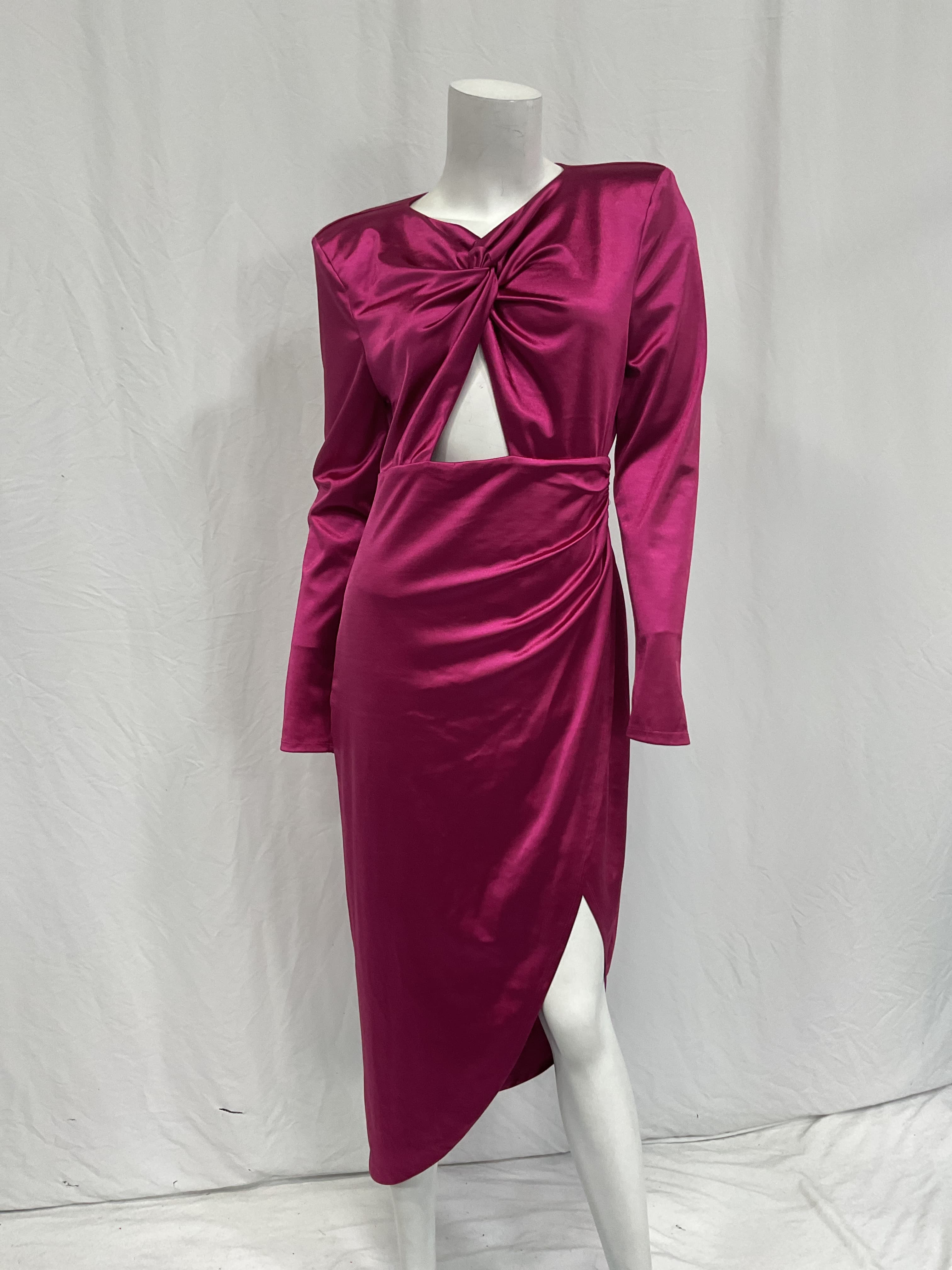 Michael Costello X Revolve Mariya Midi Dress In Burgundy - Image 3