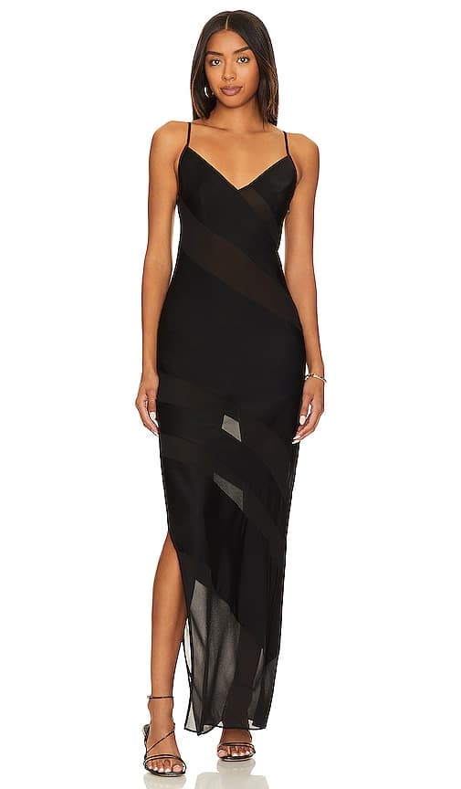 Ellery Maxi Dress In Black - Image 1