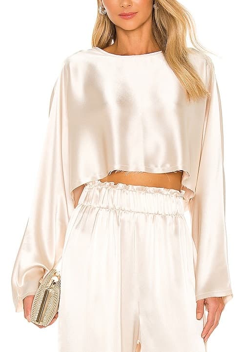 Emilia Blouse In Champagne - Image 1