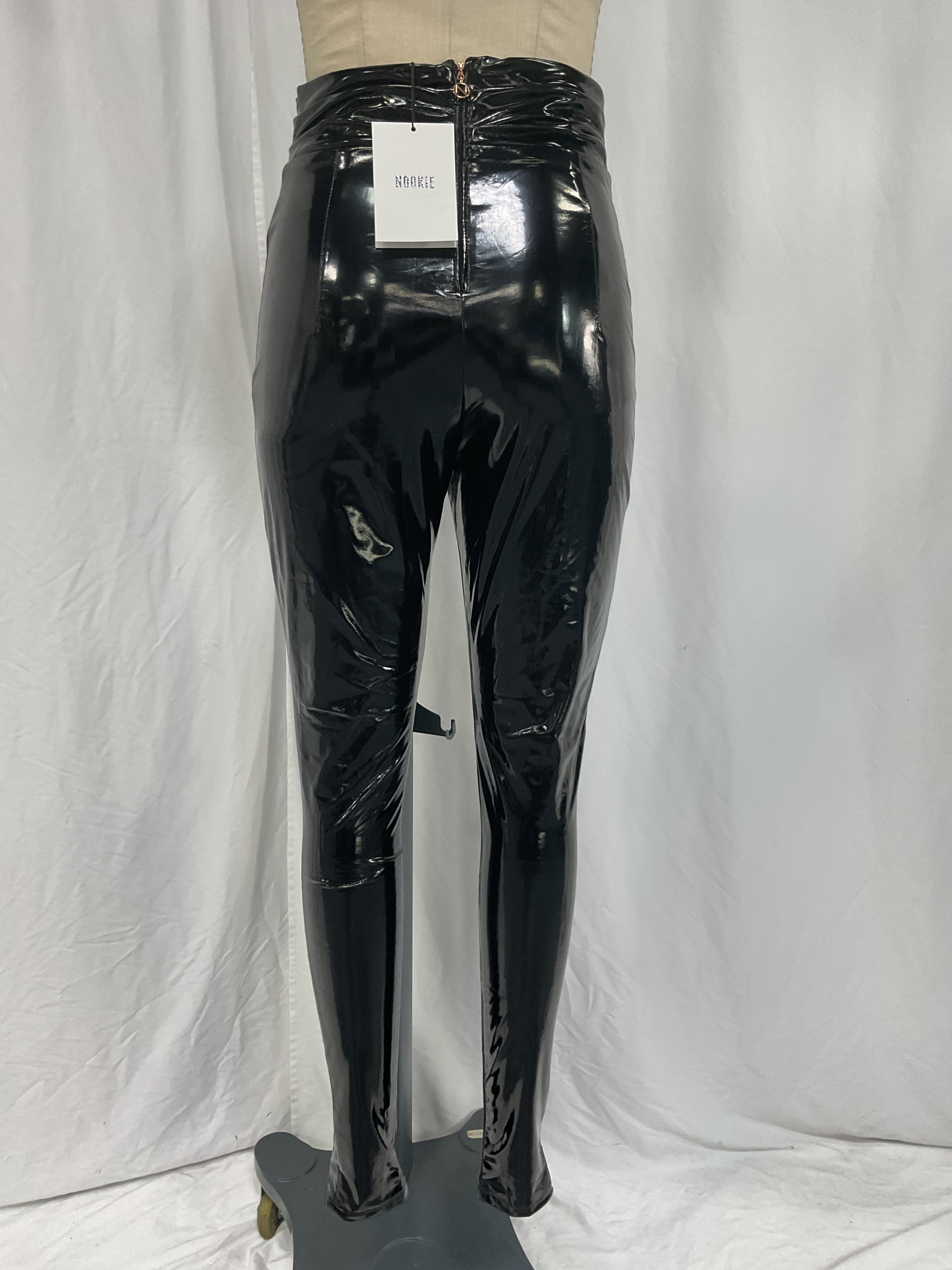 Viktoria Pants In Black Shiny - Image 2