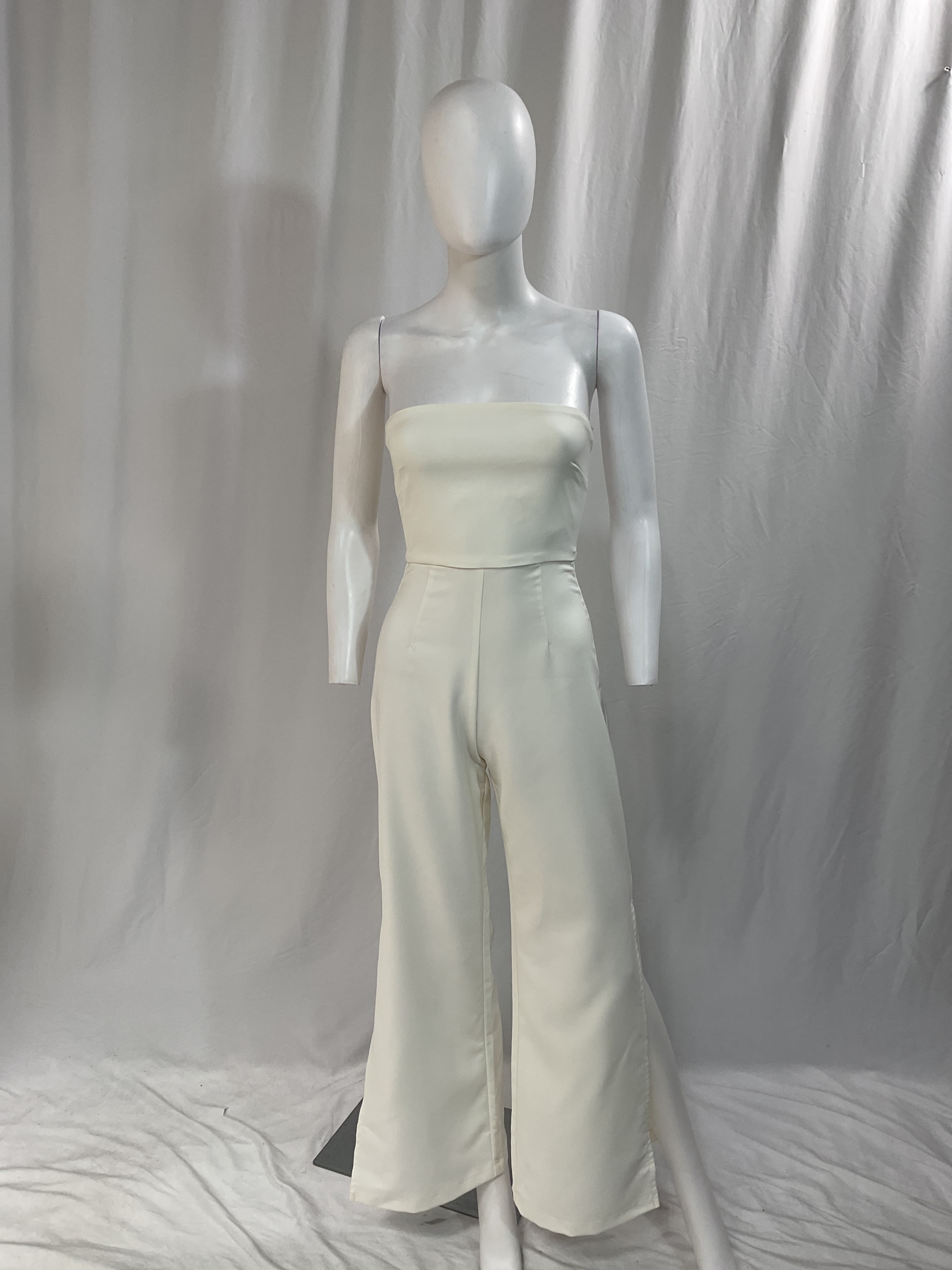 Glamour Jumpsuit In Ivory - Image 2