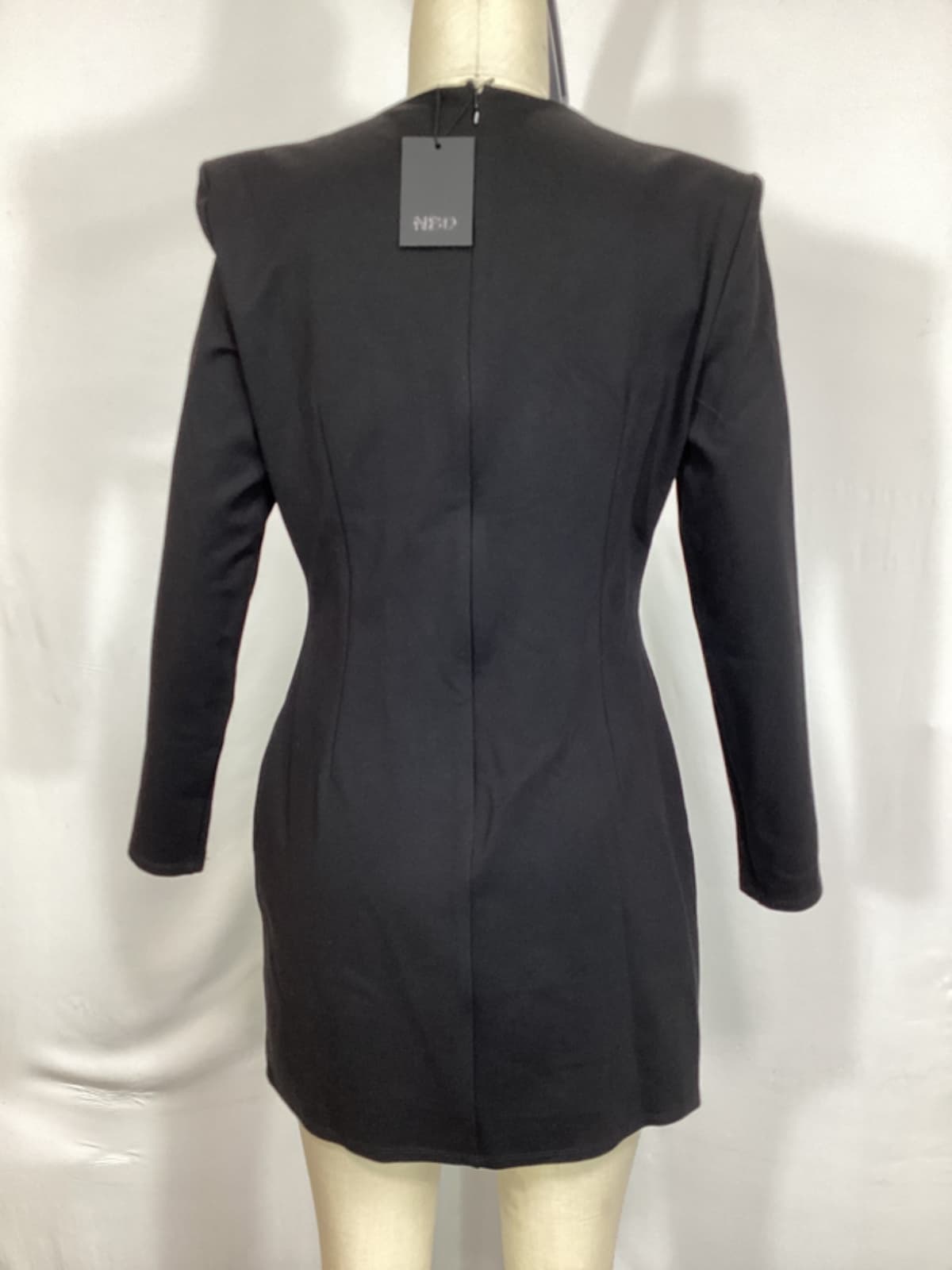 Vani Mini Dress In Black - Image 3