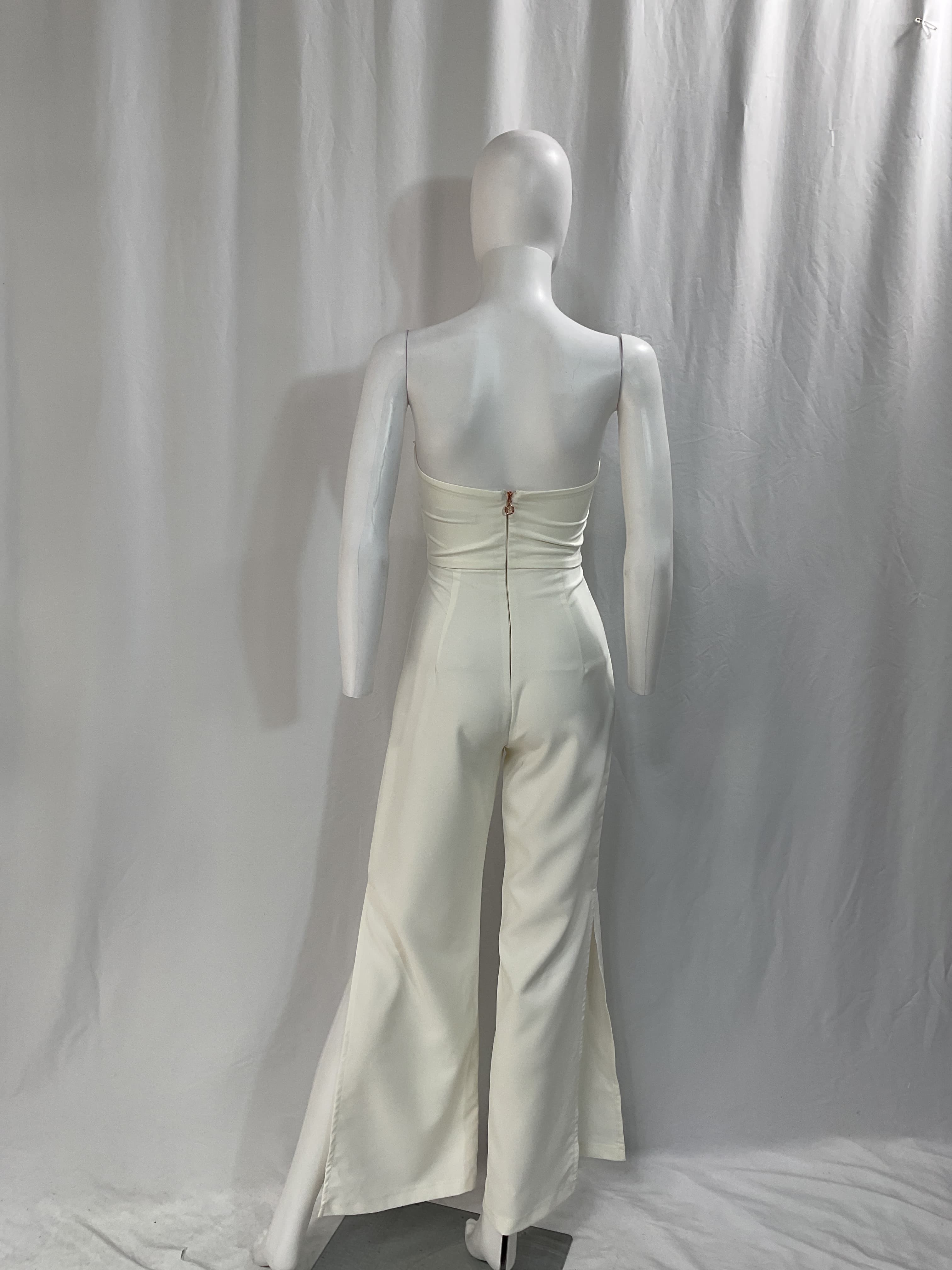 Glamour Jumpsuit In Ivory - Image 3