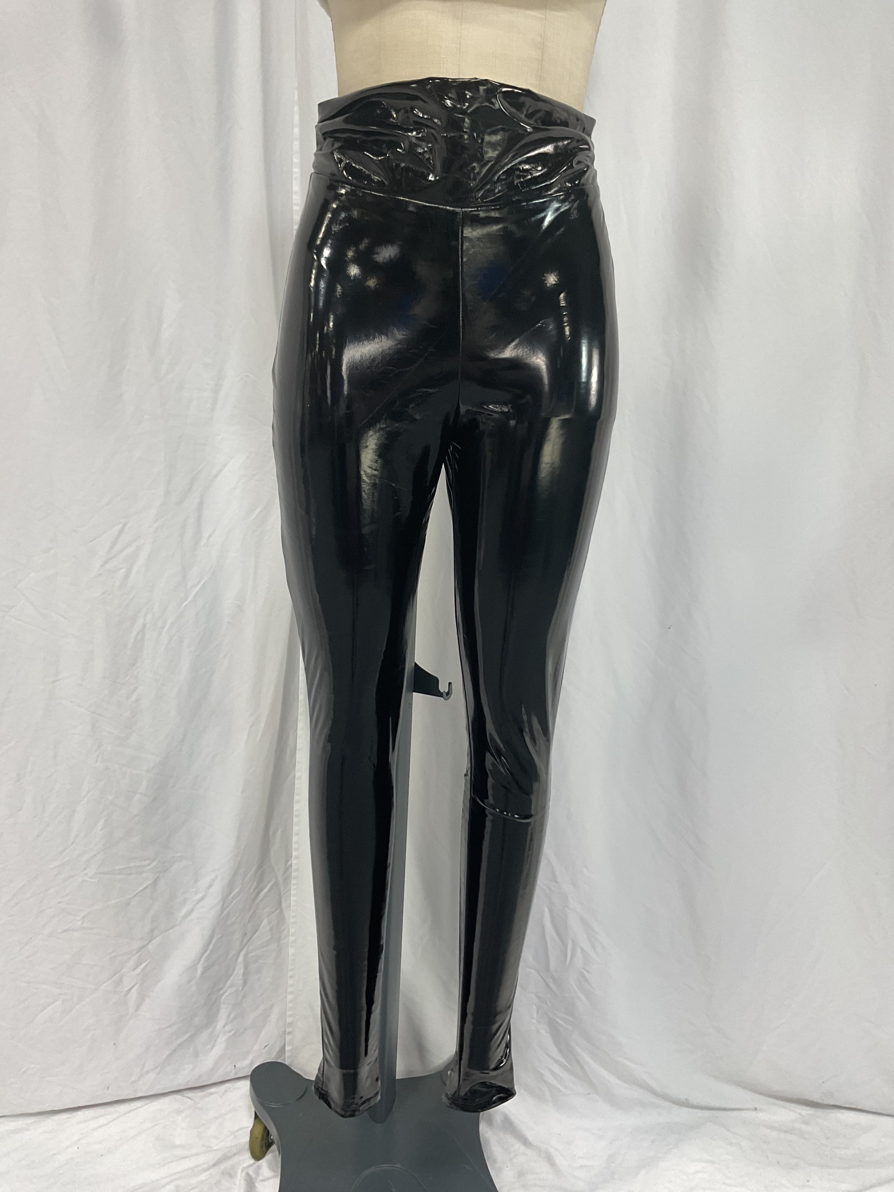 Viktoria Pants In Black Shiny - Image 3