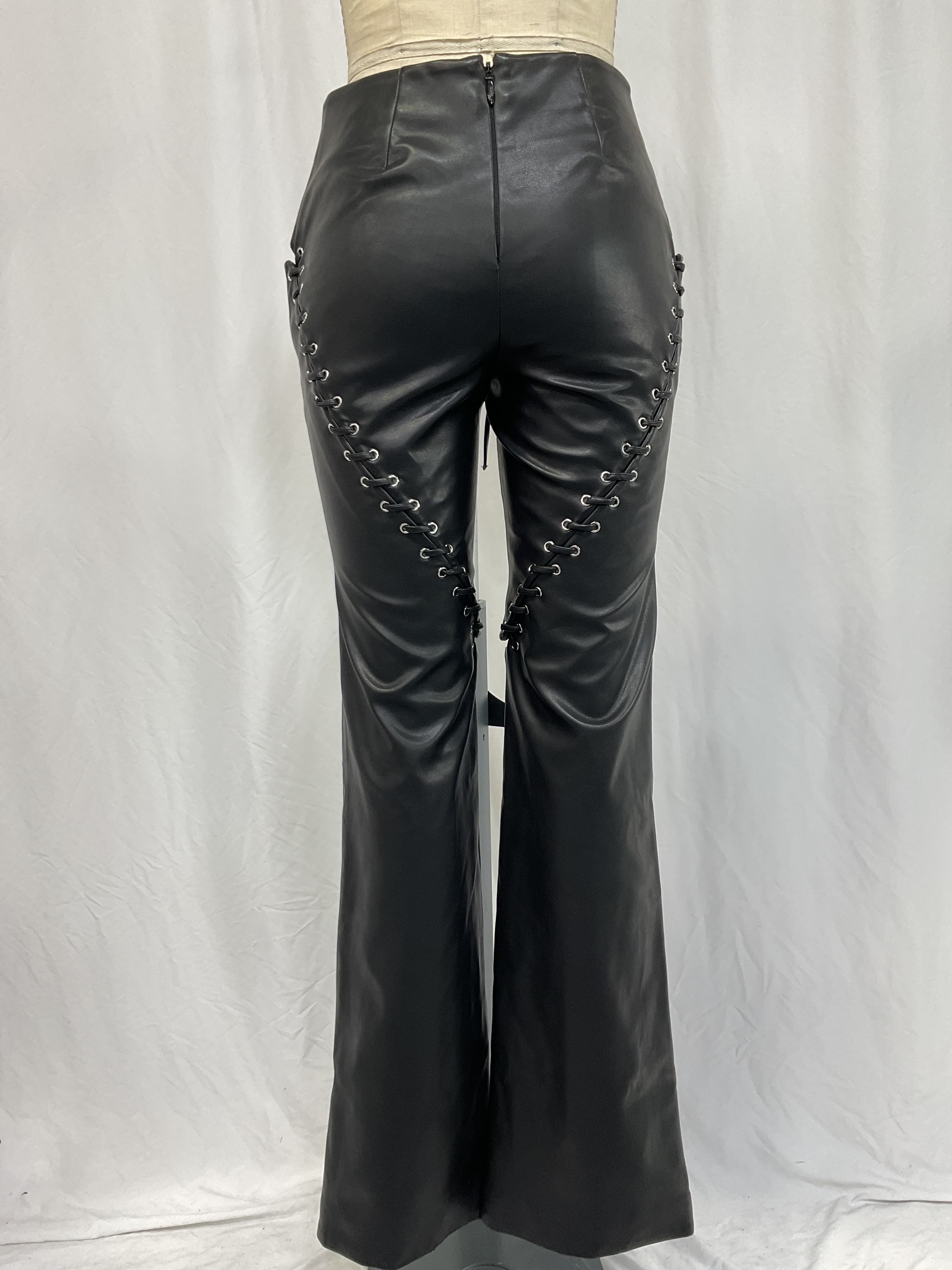 Trista Faux Leather Pant - Image 2