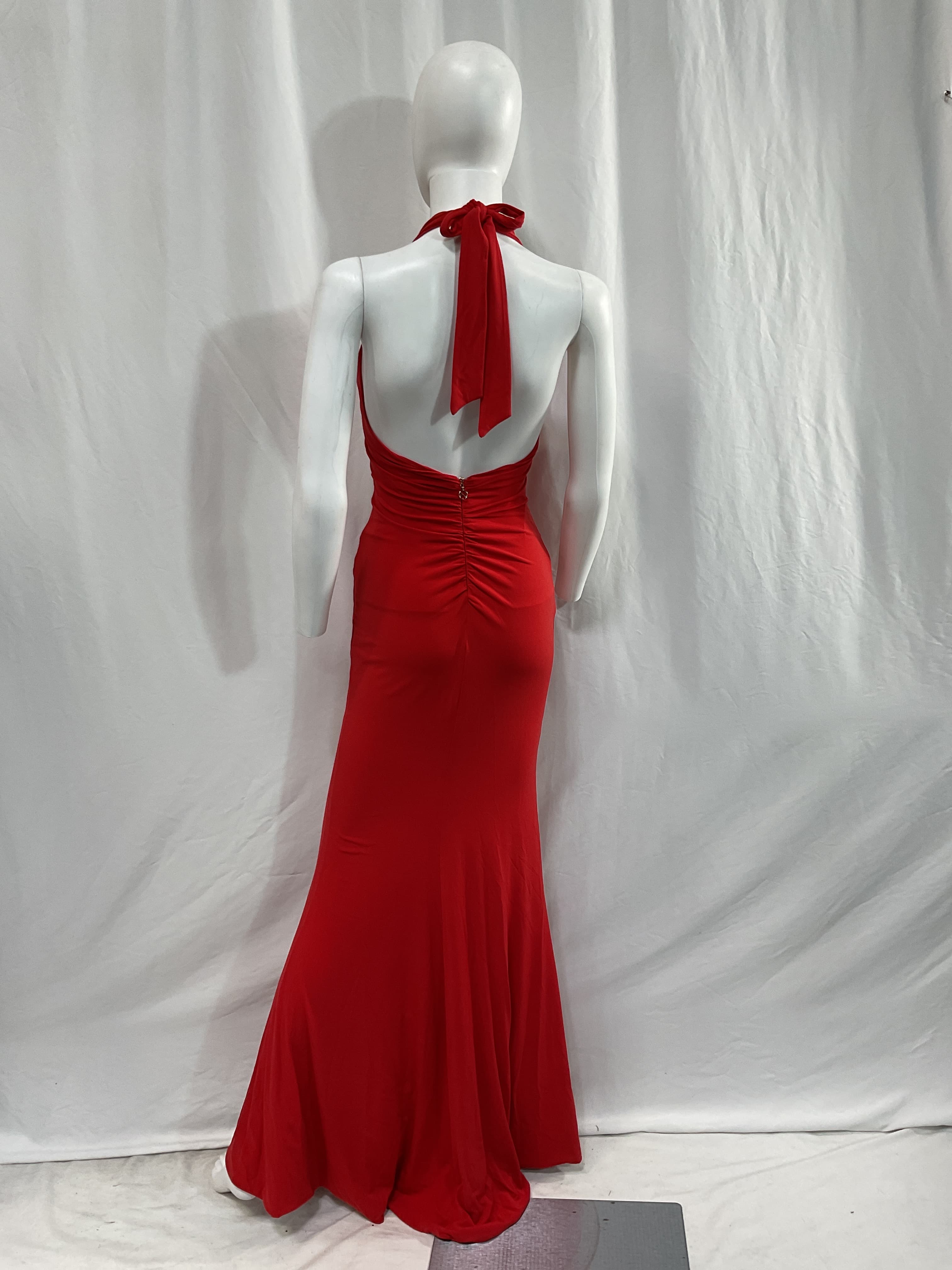 Illegal Halter Gown In Red - Image 2