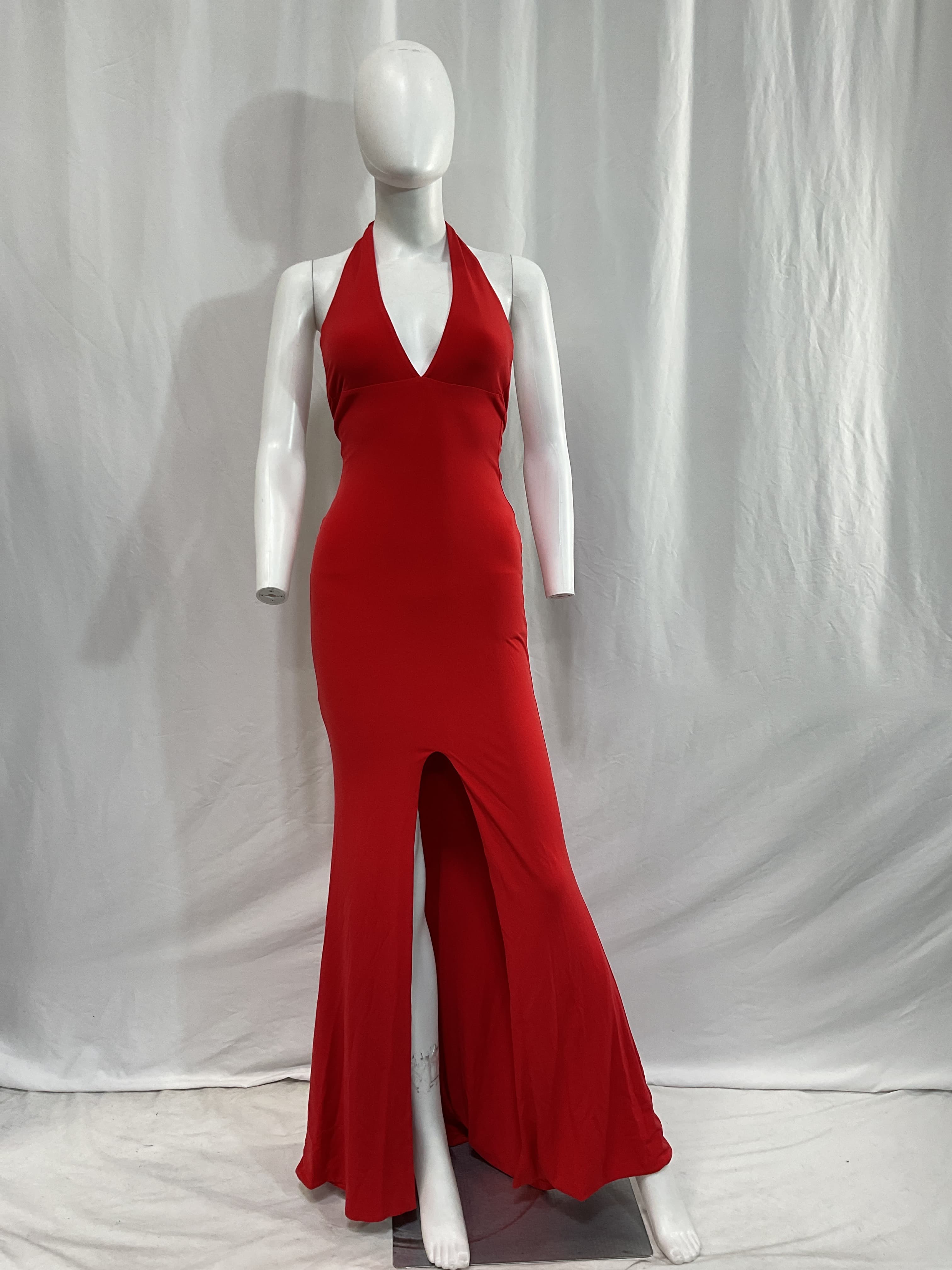 Illegal Halter Gown In Red - Image 3