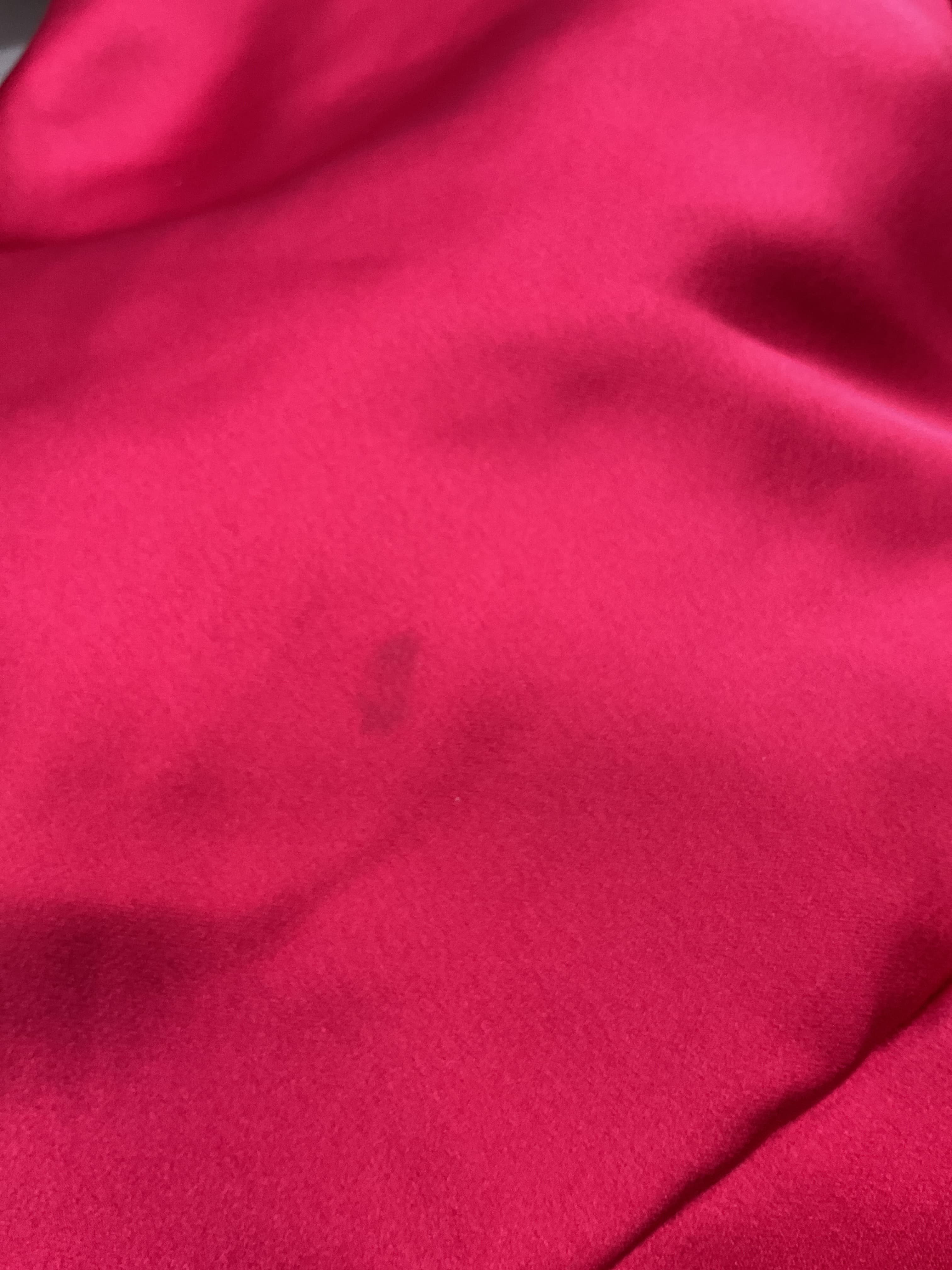 Cross Back Bias Gown In Tiger Red - Image 2