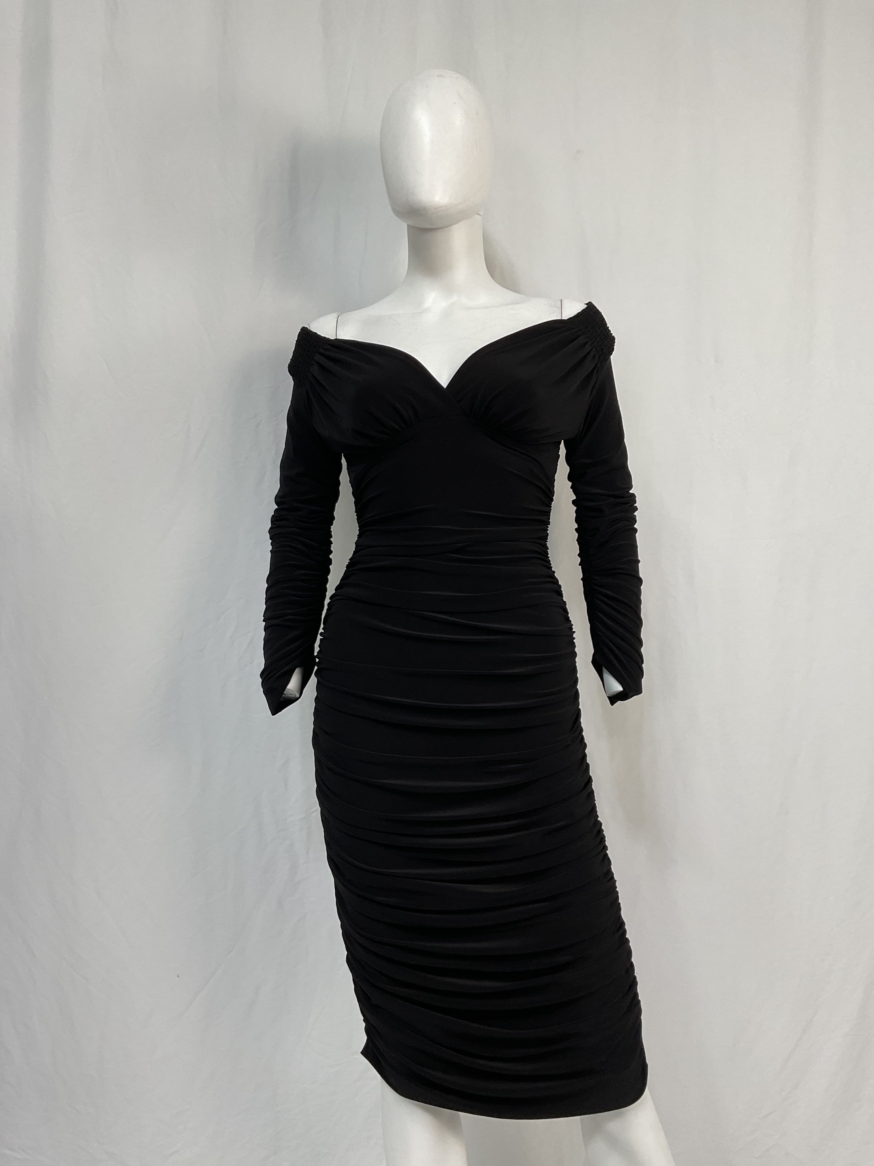 Tara Dress In Black - Image 2