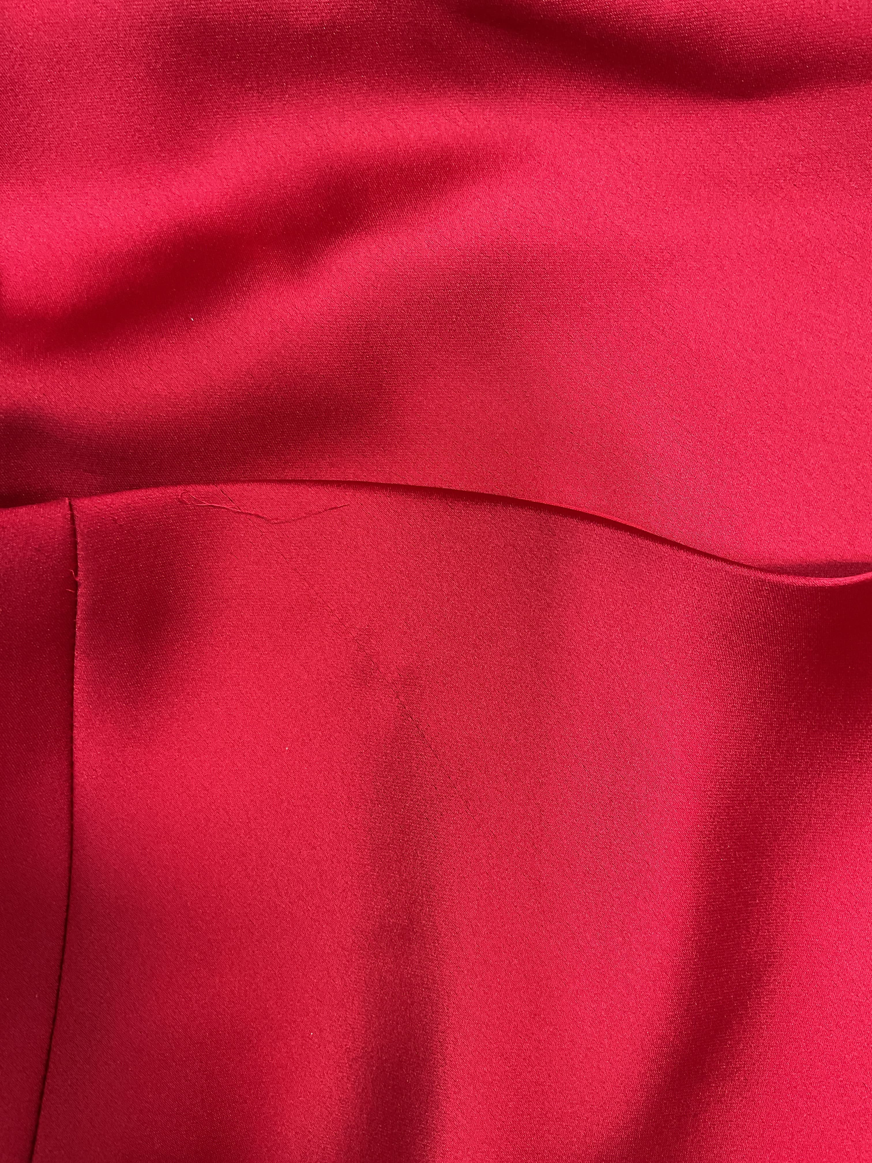 Maria Mini Dress In Tiger Red - Image 4