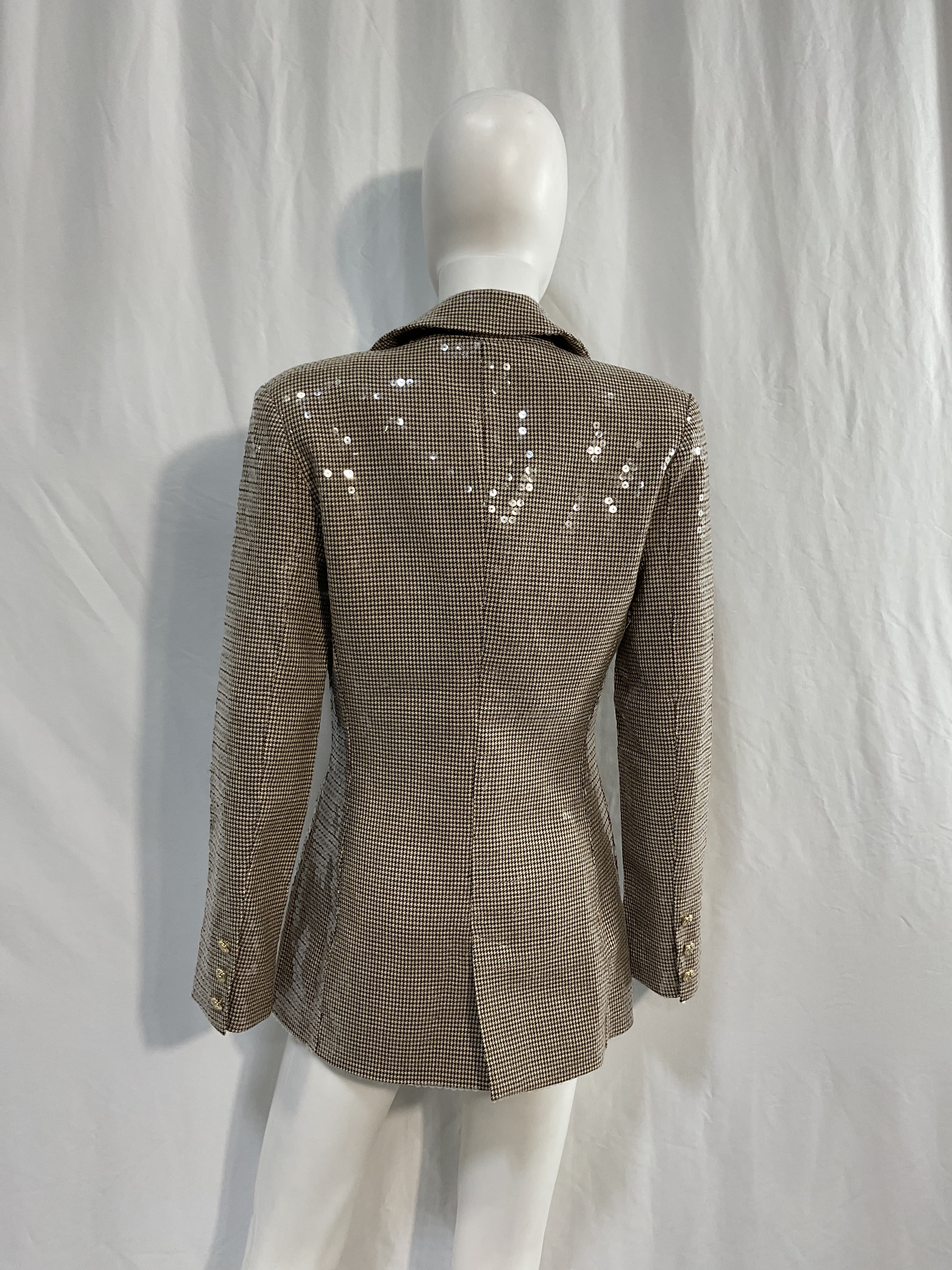 Hadley Blazer In Multi Brown - Image 2