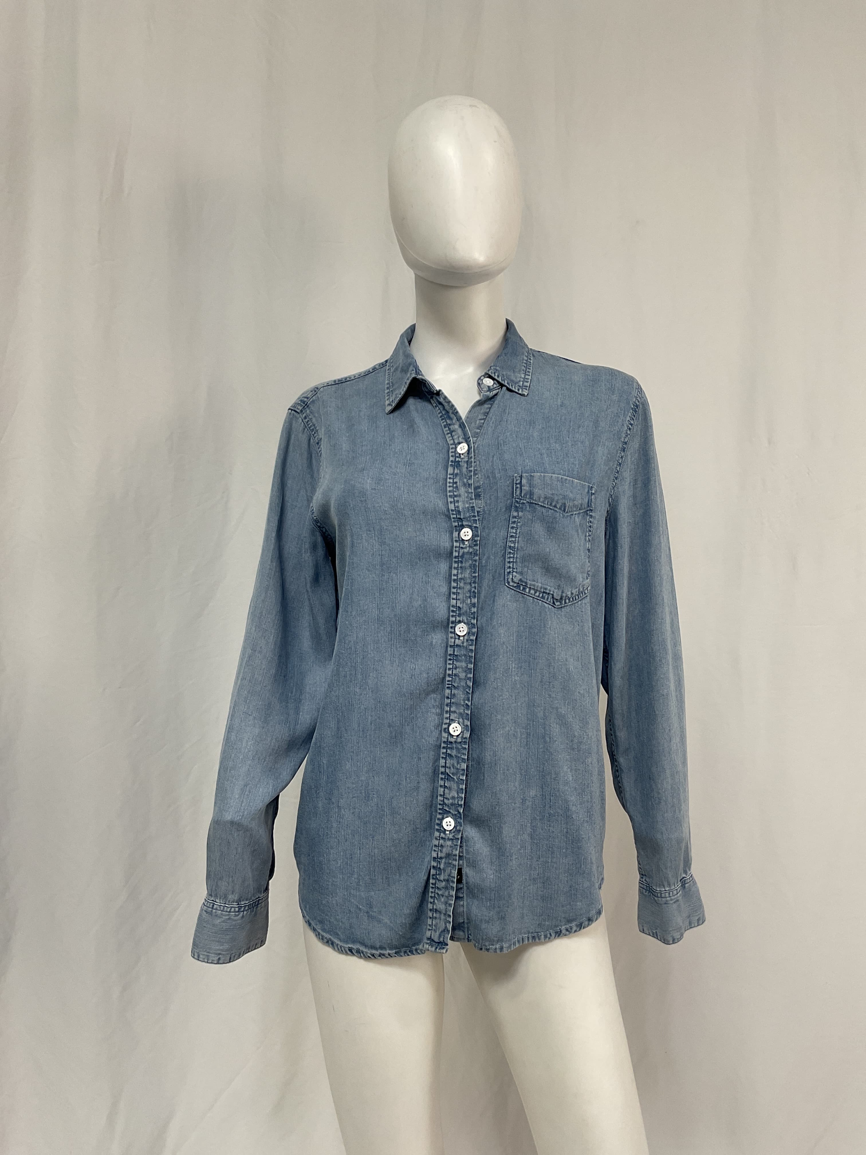 Ingrid Top In Med Vintage Cloud Wash - Image 3
